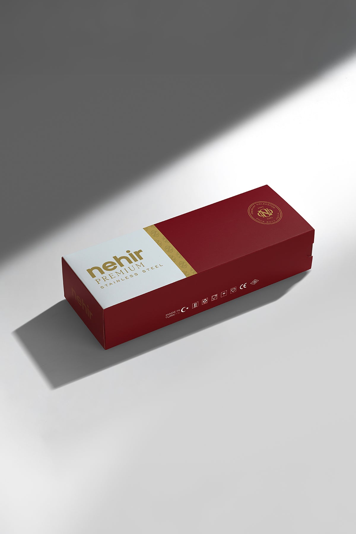 Saray Plain 5 Piece Stainless Steel Serving Set