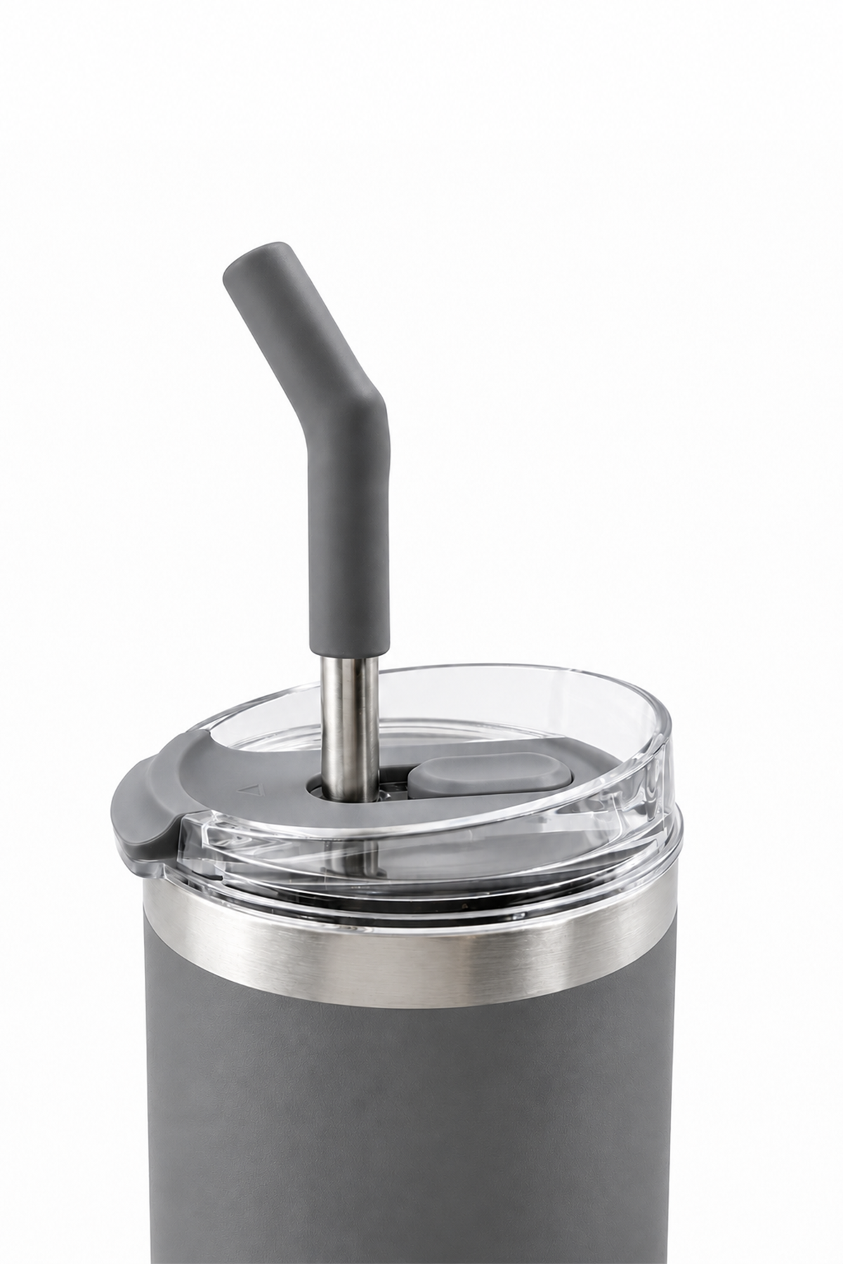 Jason Gri Paslanmaz Çelik 0.7 Litre Pipetli Termos