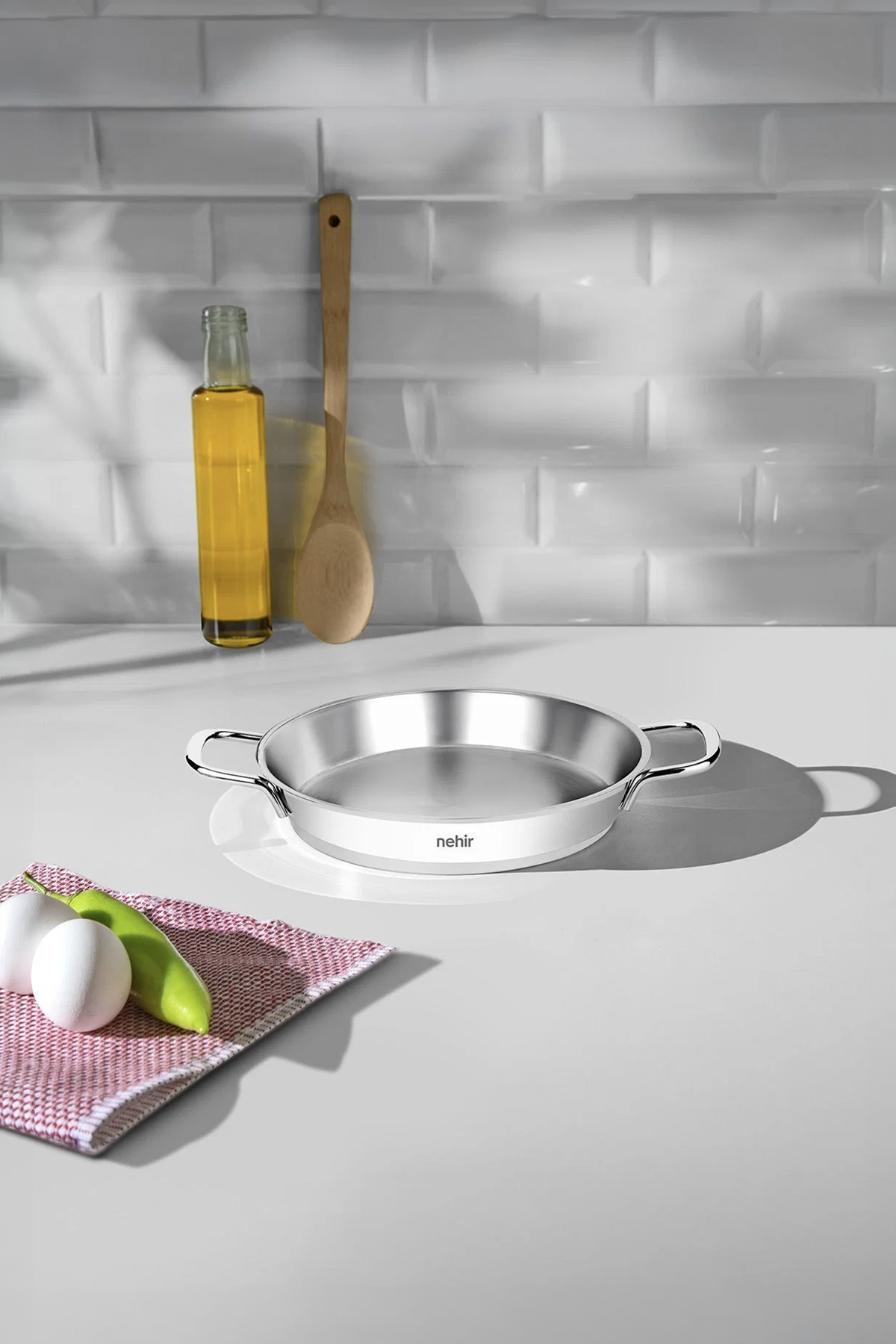 Silver Çelik İtalyan Omlet Sahan 18 cm Kapaksız