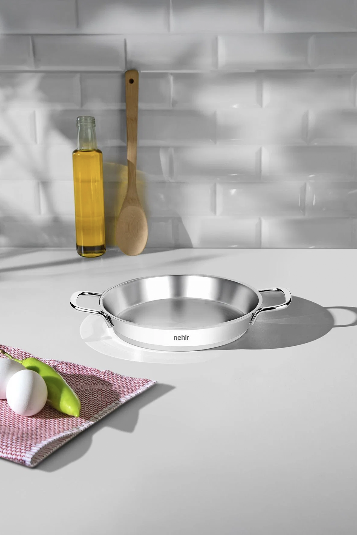 Silver Çelik İtalyan Omlet Sahan 20 cm Kapaksız
