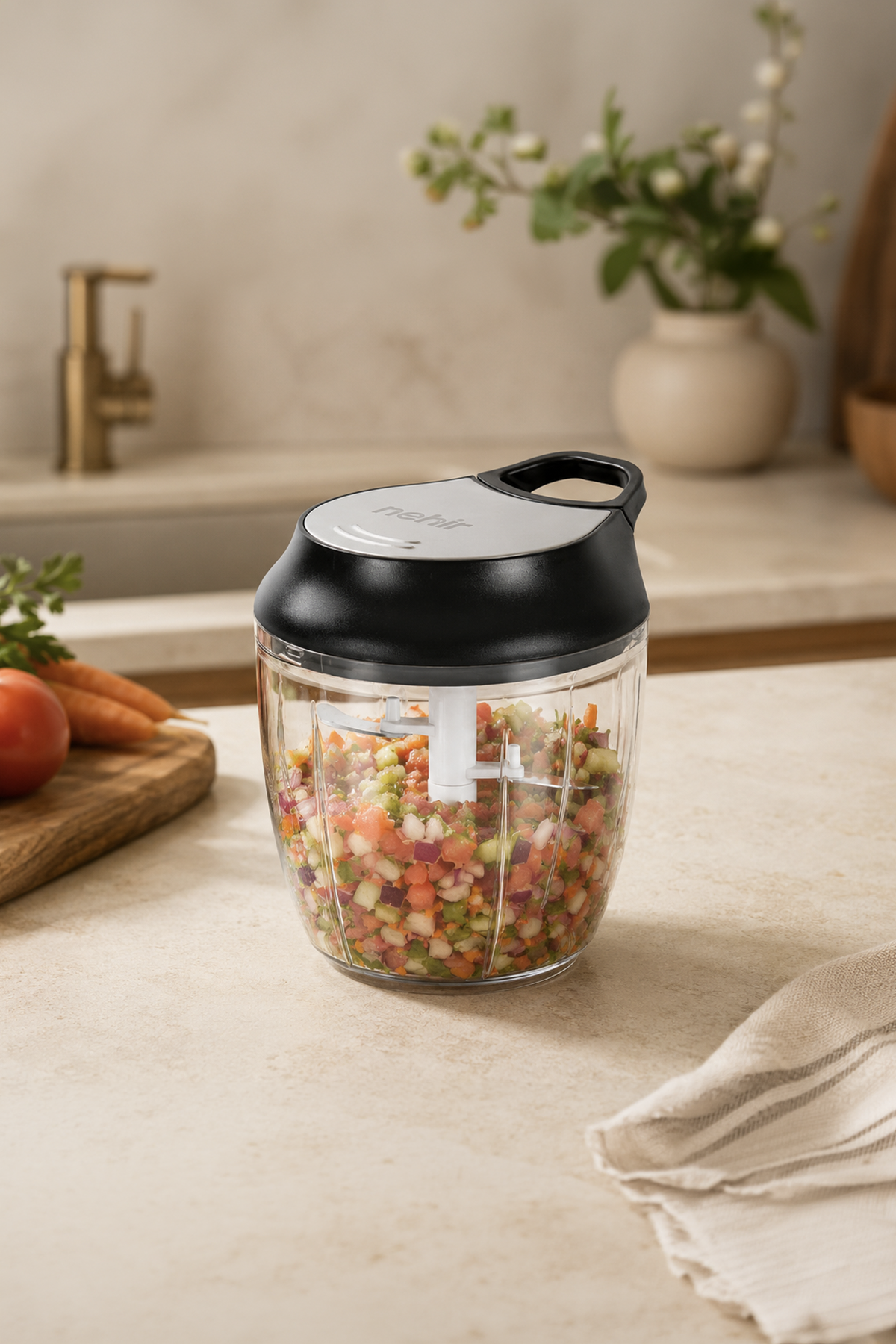 Flip 900 ml İpli Rondo Manuel Doğrayıcı