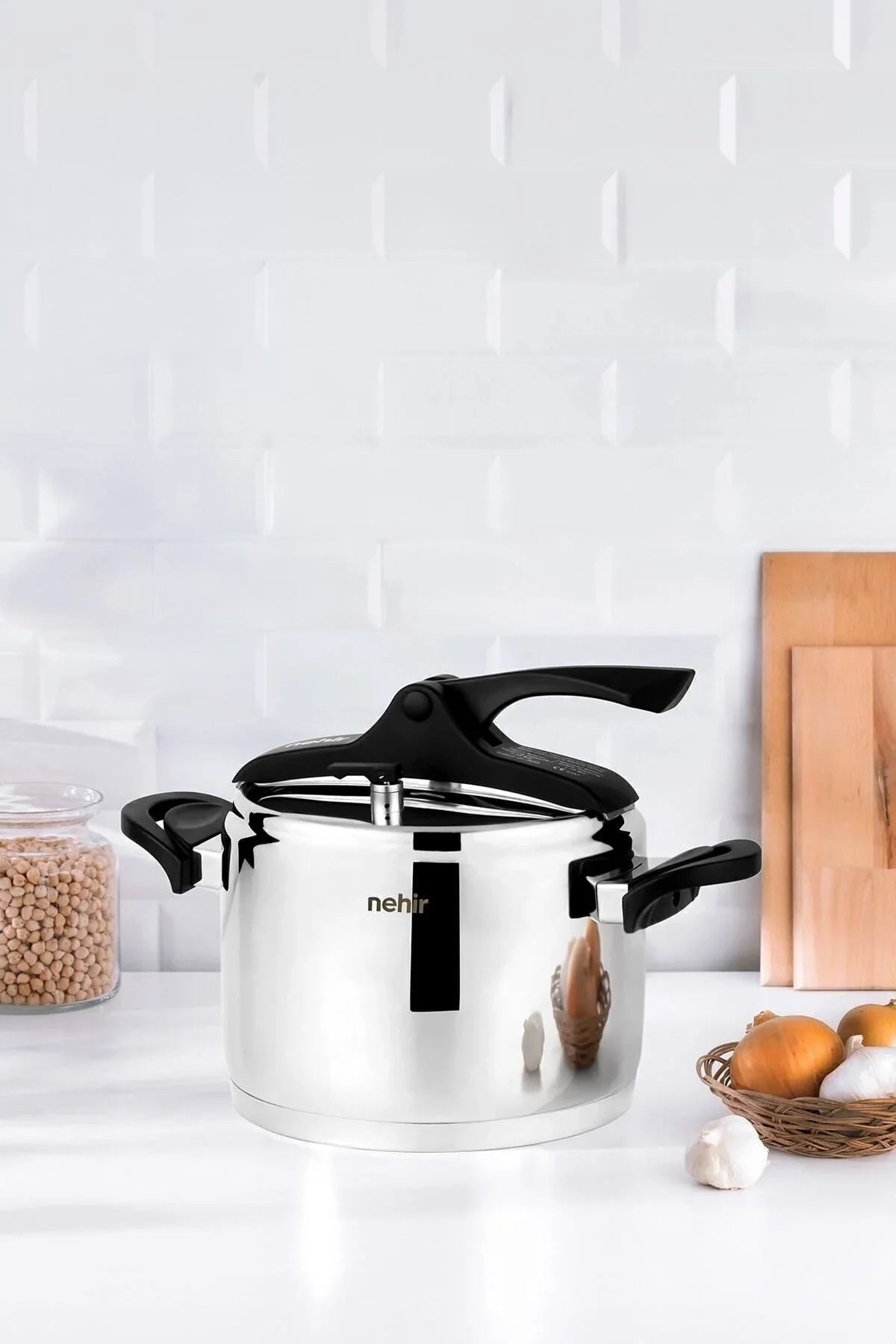 Silver Trend Paslanmaz Çelik 8 Litre Düdüklü Tencere