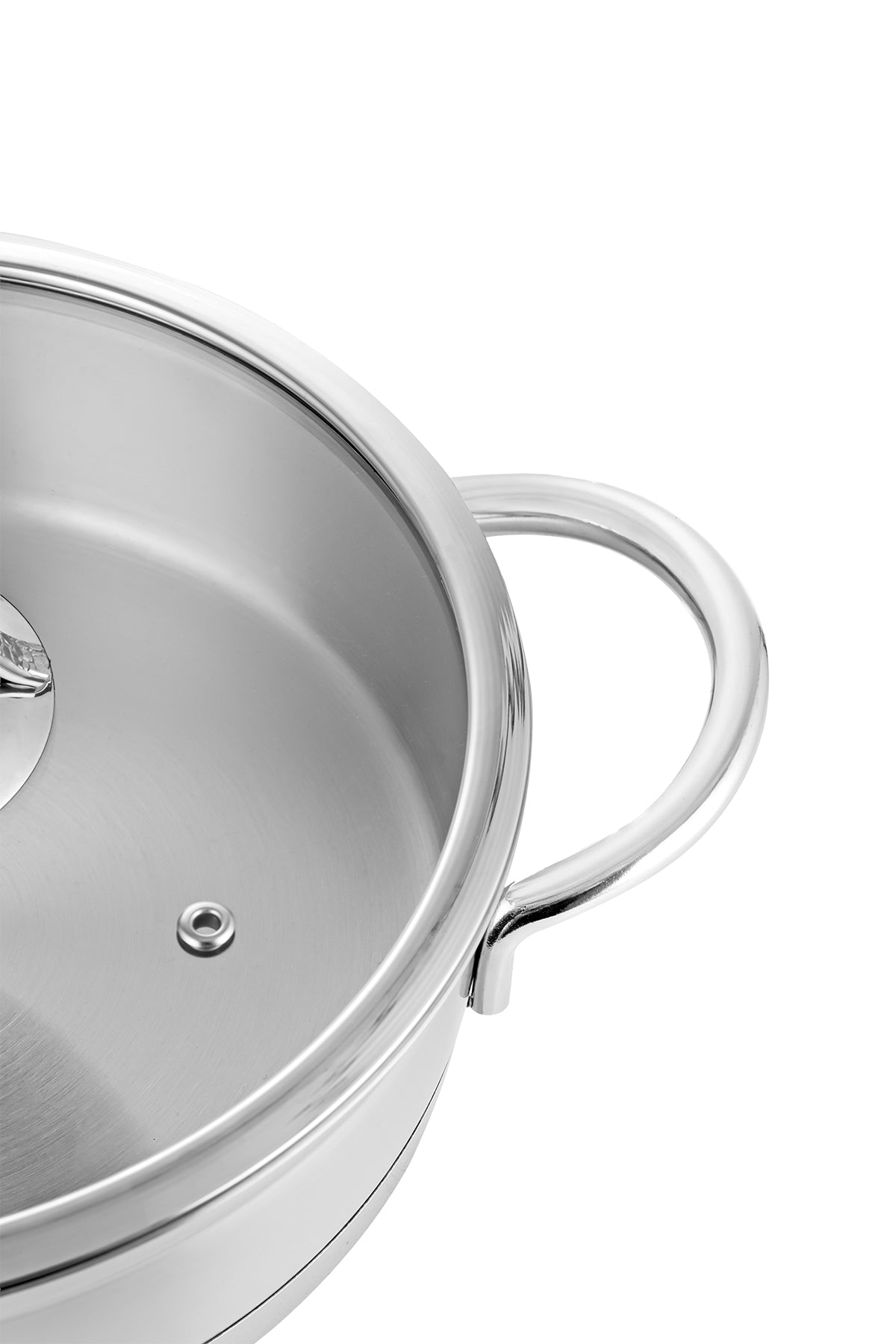 Silver Matte Trend 22 cm Deep Pot