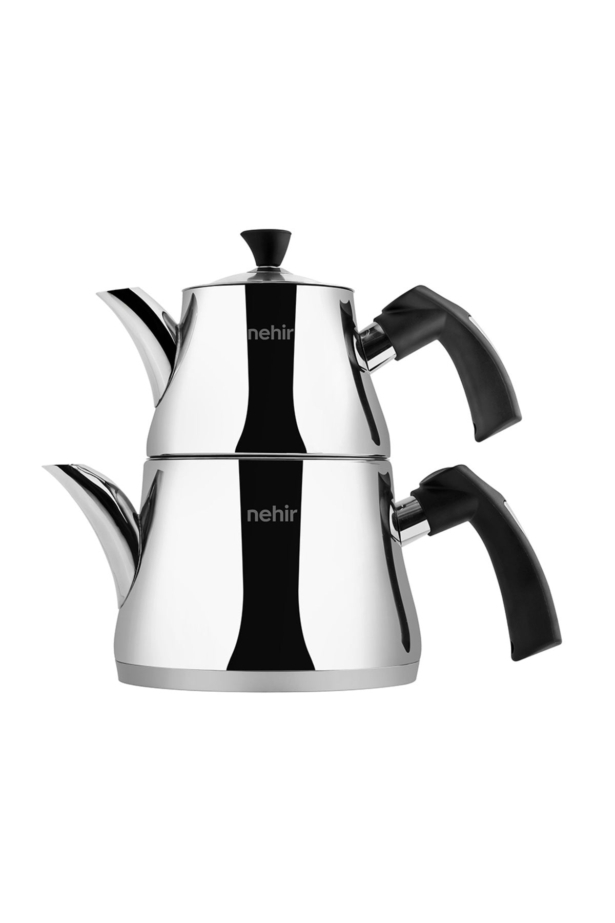 Almira Maxi Büyük Boy Paslanmaz Çelik 1.10-2.25 Lt. Çaydanlık Takımı