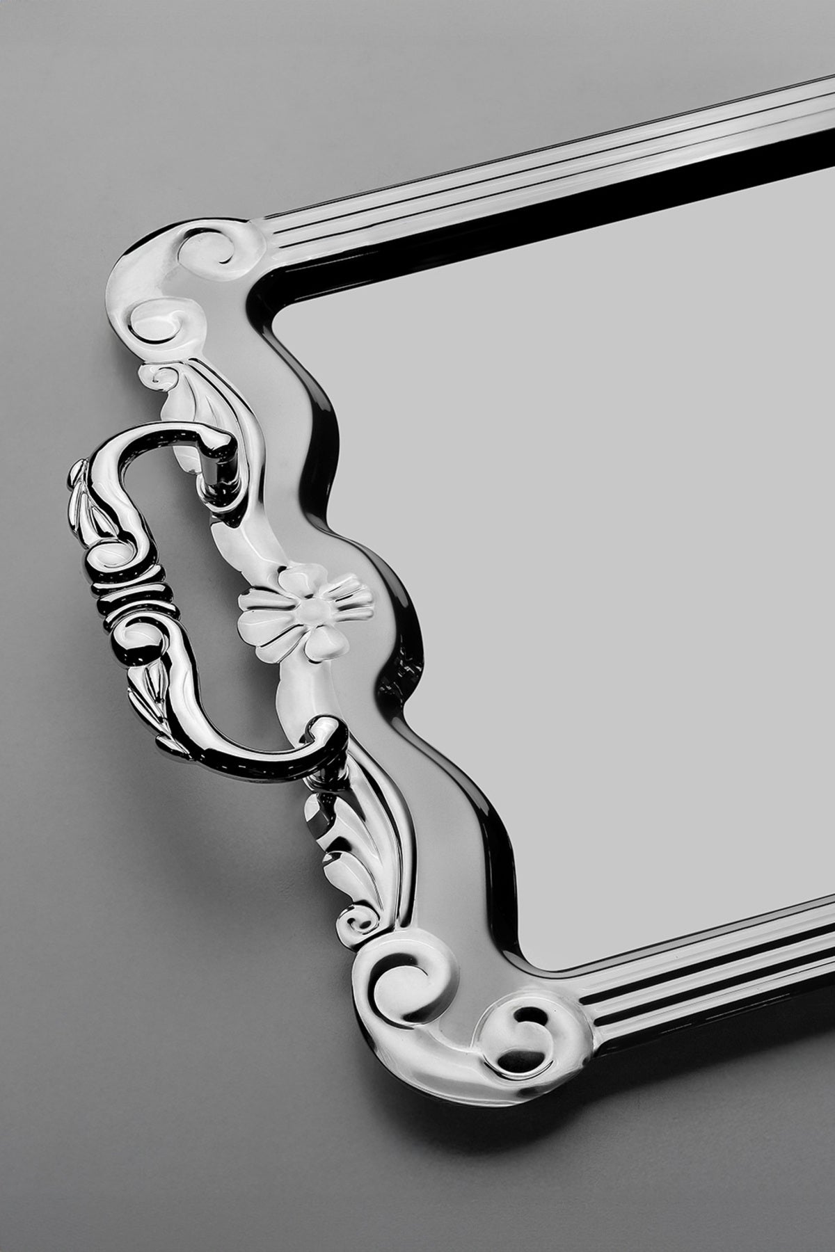 Babil Saten Çelik Çay Tepsi