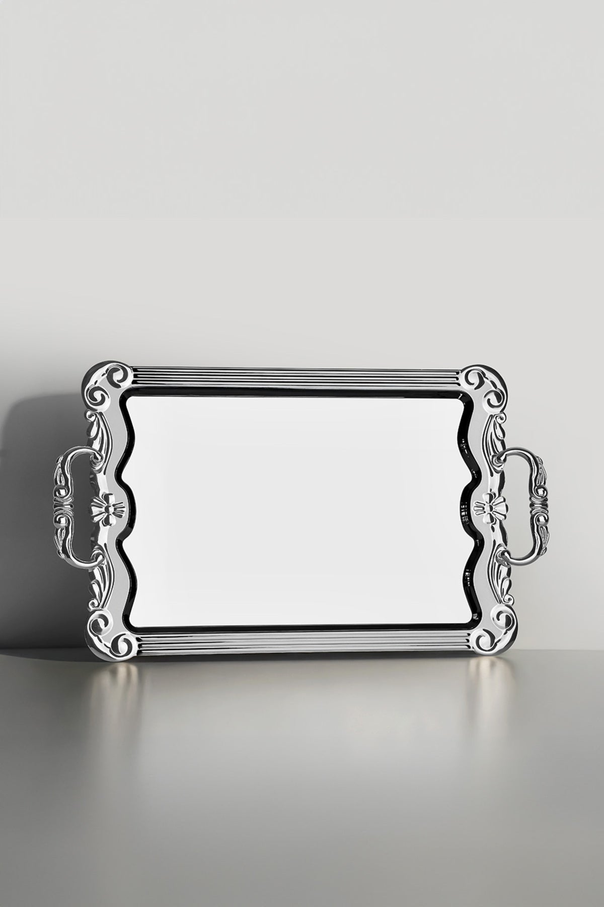 Babil Saten Çelik Çay Tepsi