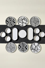 Black Line 6 Kişilik 15 Parça Seramik Kahvaltı Takımı