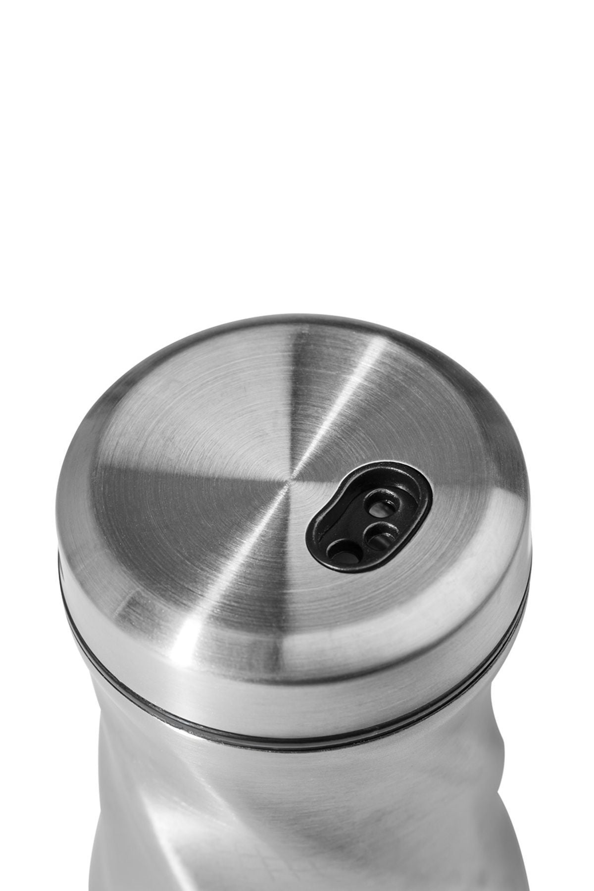 Burgulu Standlı 2 Parça Paslanmaz Çelik Baharatlık Seti