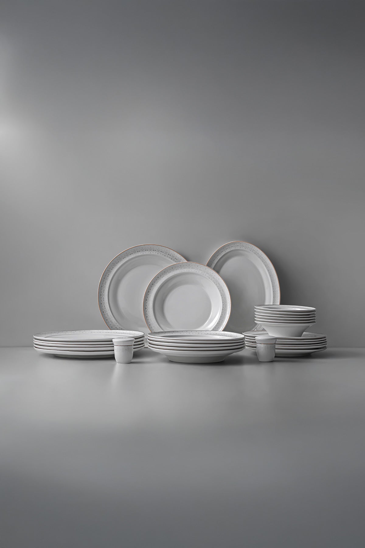 Camelia Altın Yaldızlı 28 Parça Porselen Yemek Takımı