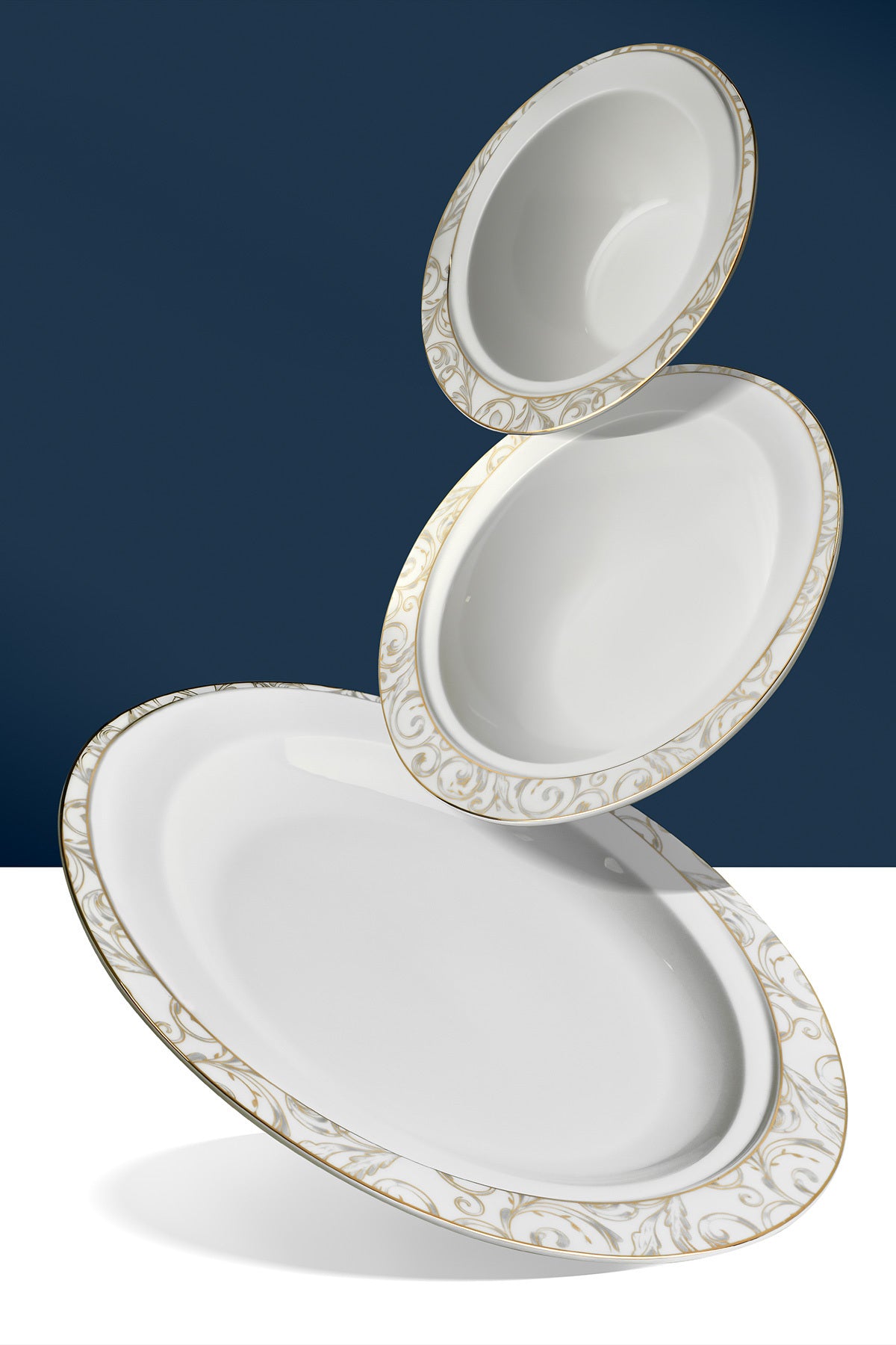 Carla Pearl 28 Parça Porselen Yemek Takımı