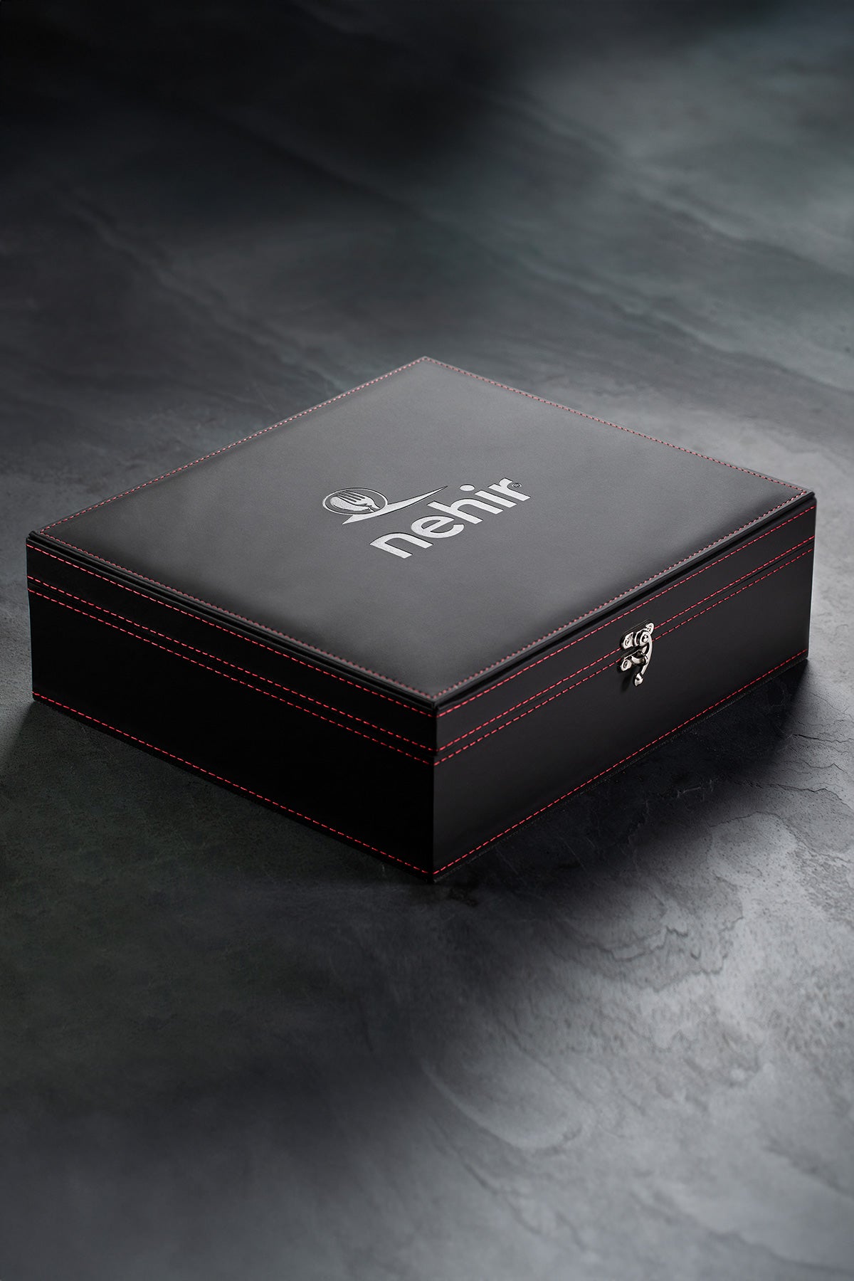 Dalyan Altın Sade 12 Kişilik 89 Parça Deri Kutulu Çatal Kaşık Bıçak Takımı