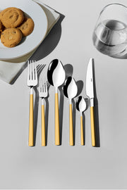 Dalyan Altın Saten 12 Kişilik 72 Parça Kutulu Çatal Kaşık Bıçak Takımı