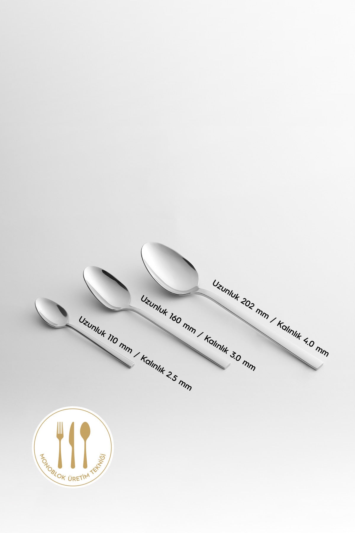 Dalyan Plain 60 Piece Boxed Cutlery Set for 12 People