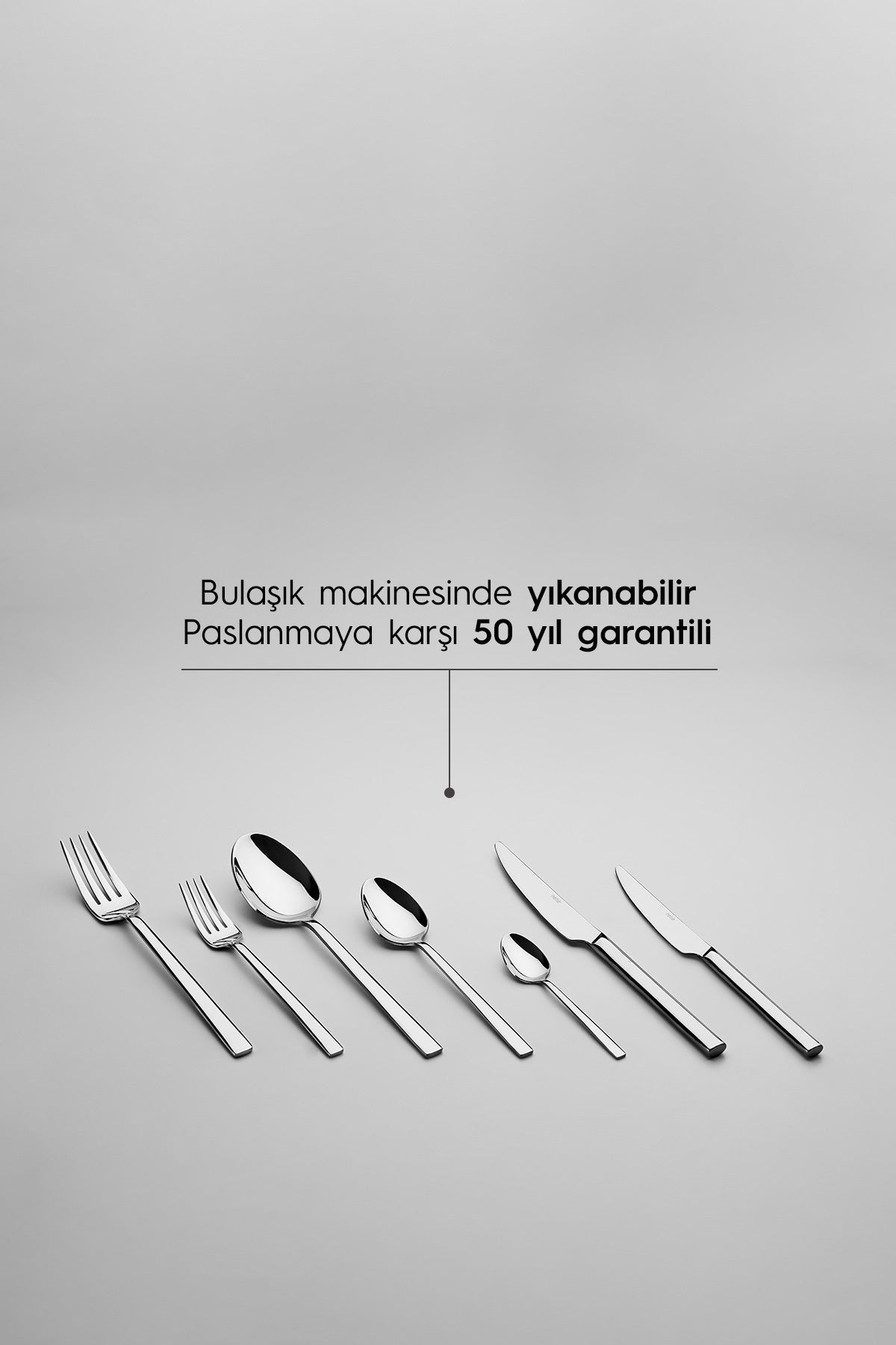 Dalyan Sade 12 Kişilik 89 Parça Deri Kutulu Çatal Kaşık Bıçak Takımı