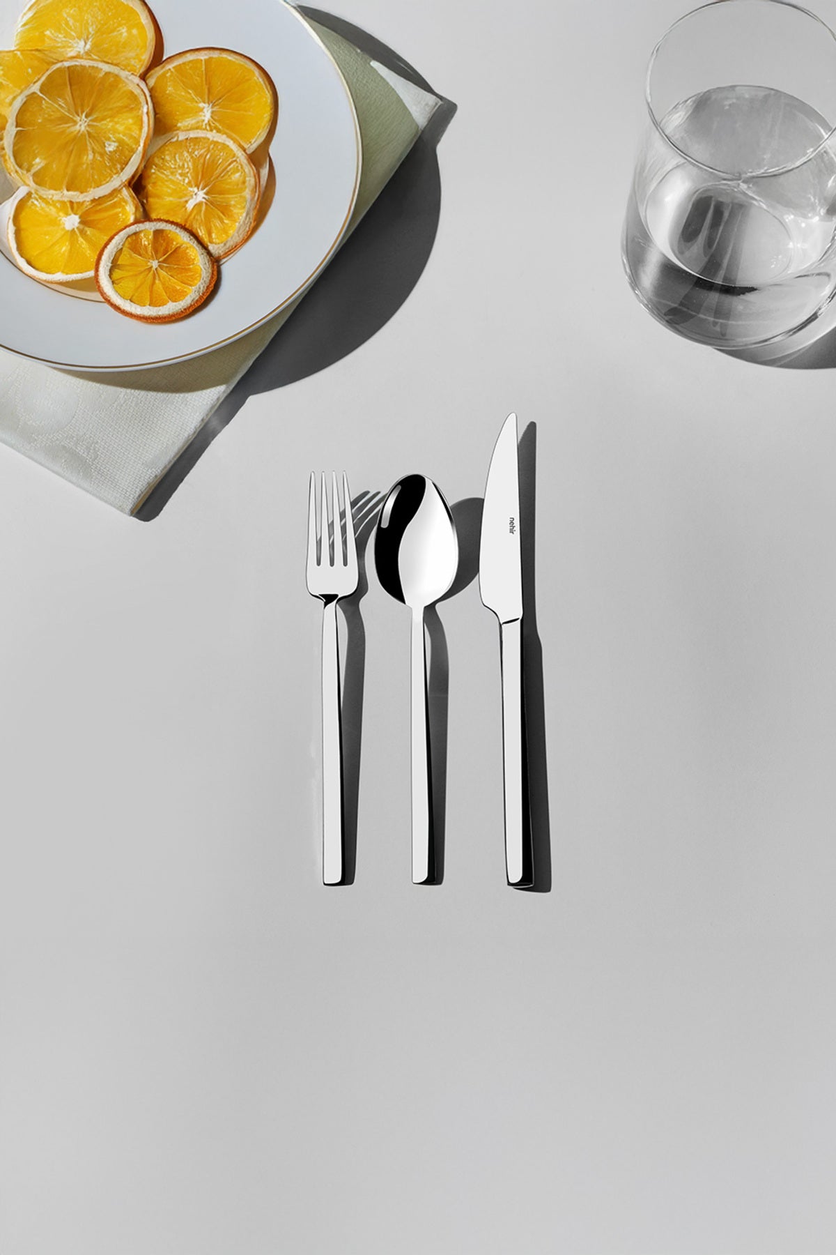 Dalyan Sade 6 Kişilik 18 Parça Kutulu Tatlı Çatal Kaşık Bıçak Takımı