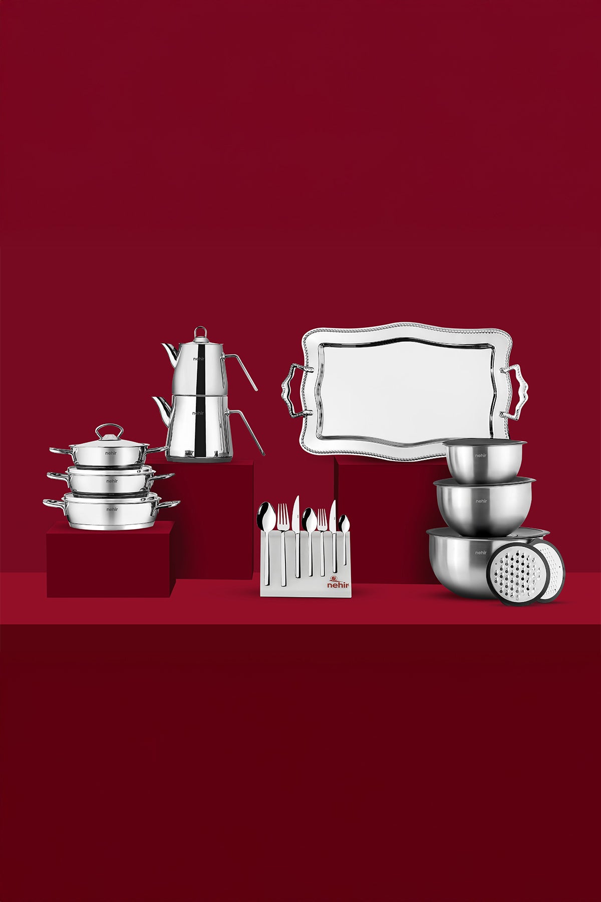 Deluxe 106 Parça Paslanmaz Çelik Çeyiz Seti