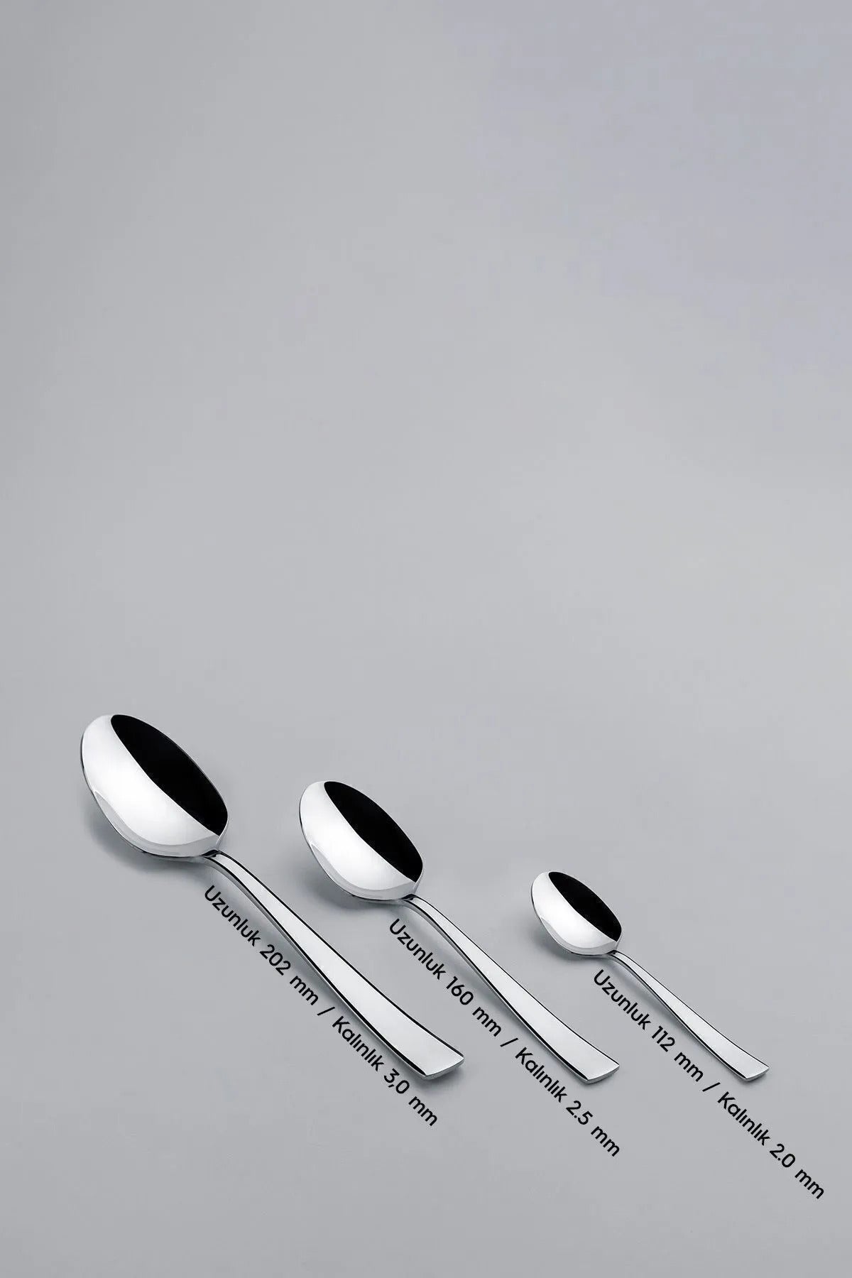 Deniz Sade 12 Kişilik 60 Parça Kutulu Çatal Kaşık Takımı