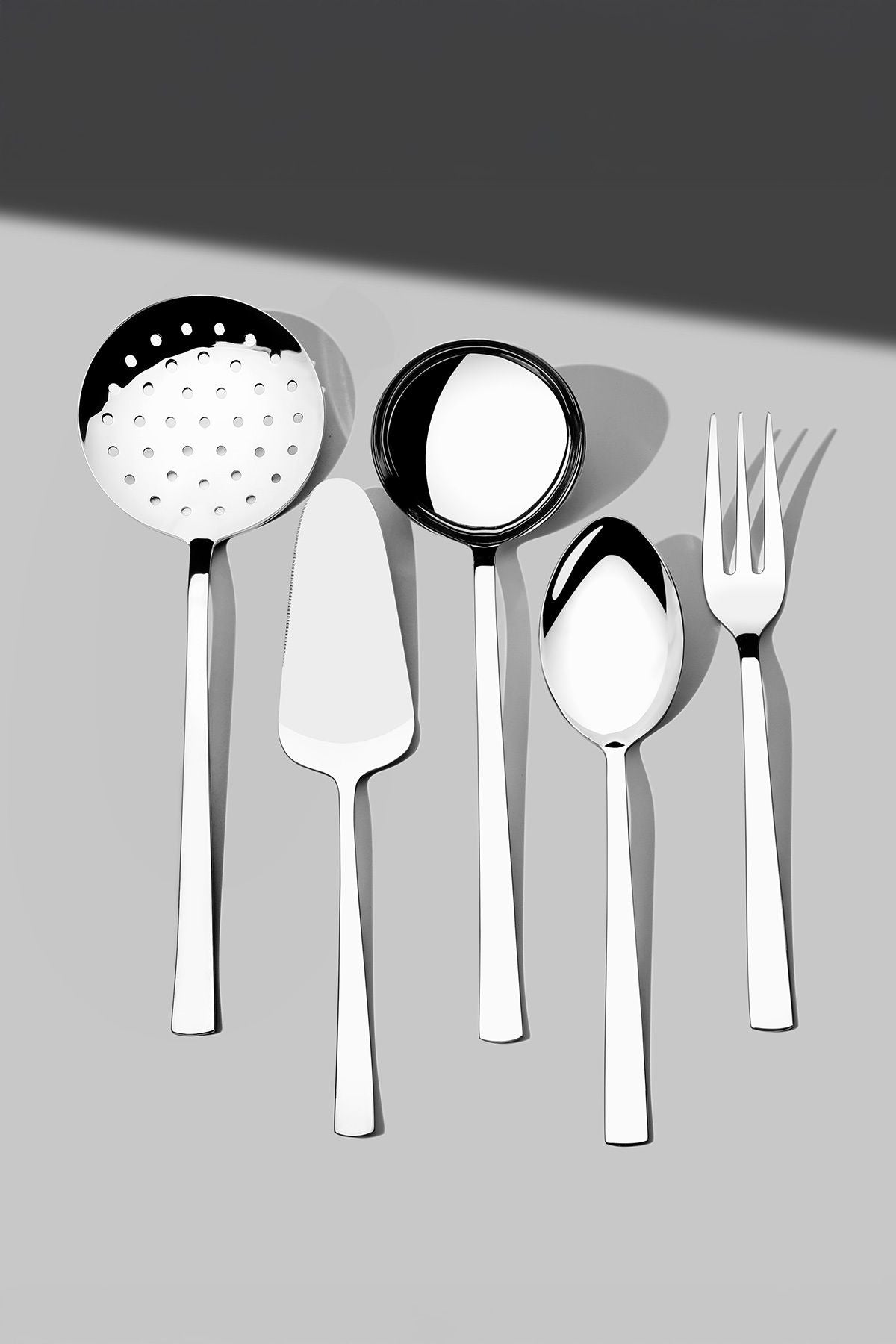 Deniz Sade 5 Parça Paslanmaz Çelik Servis Takımı