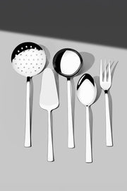 Deniz Sade 5 Parça Paslanmaz Çelik Servis Takımı