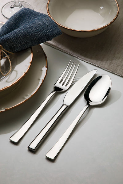 Deniz Sade 6 Kişilik 18 Parça Kutulu Çatal Kaşık Bıçak Takımı