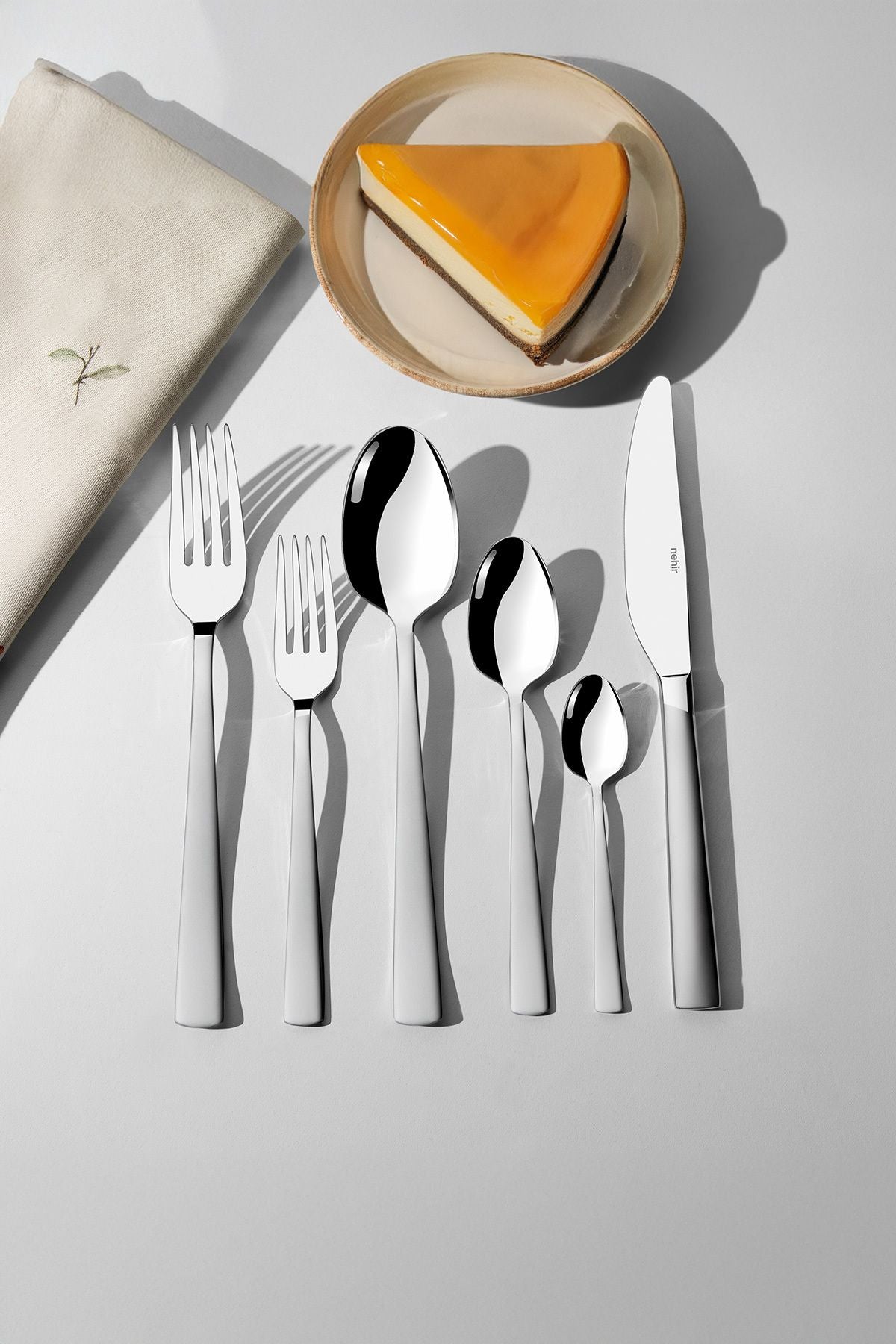 Deniz Saten 6 Kişilik 36 Parça Kutulu Çatal Kaşık Bıçak Takımı