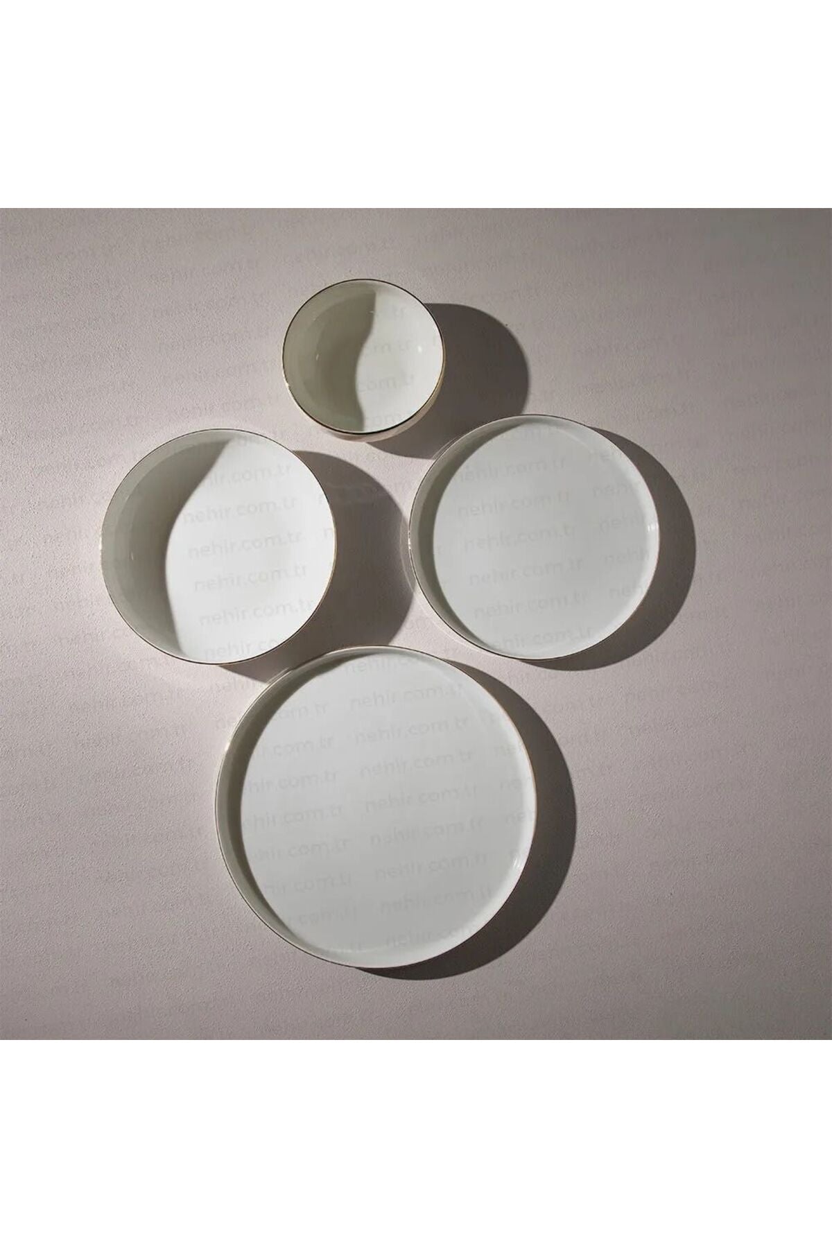 Duru 6 Kişilik 24 Parça Porselen Yemek Takımı