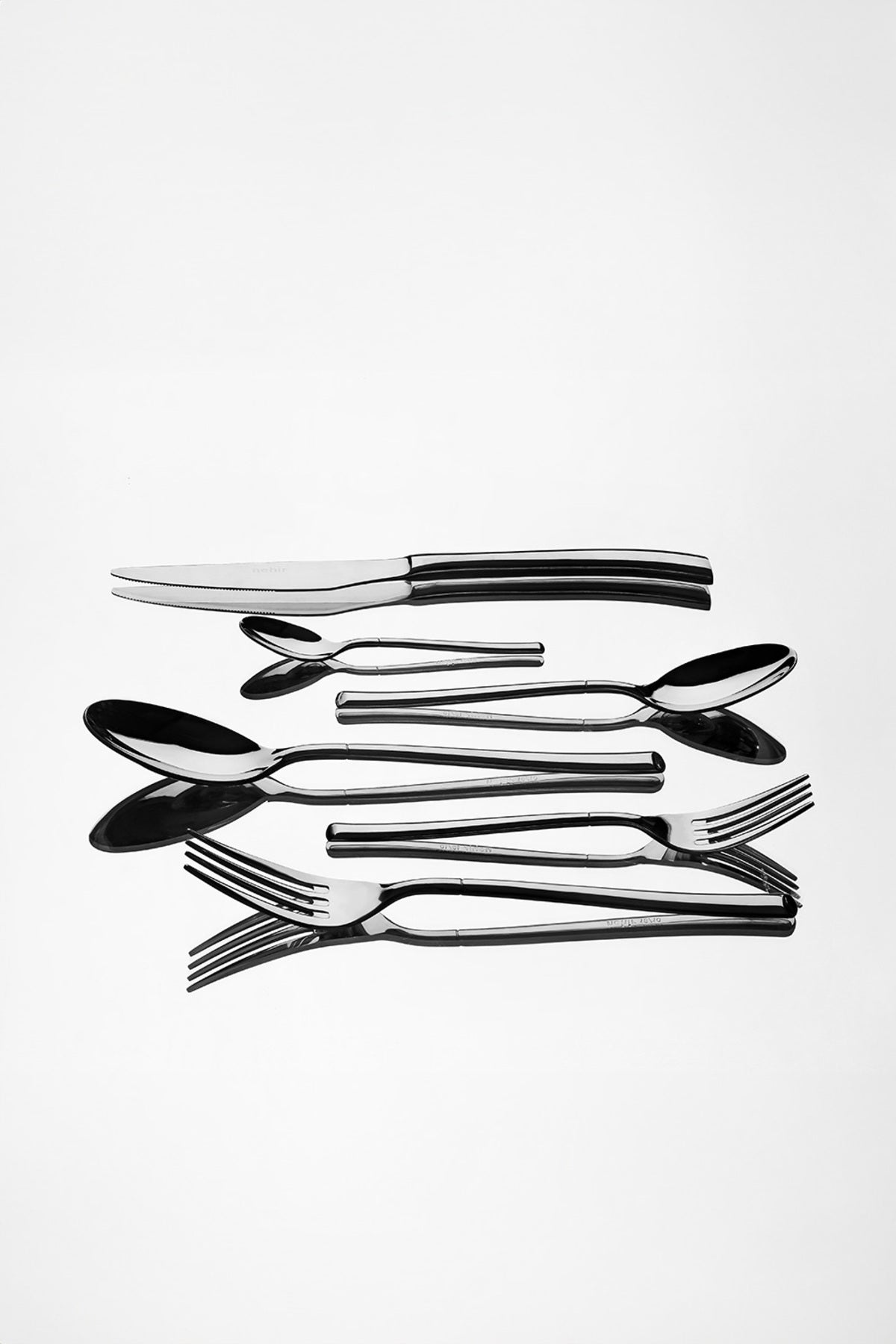 Elegance Sade 12 Kişilik 72 Parça Kutulu Çatal Kaşık Bıçak Takımı