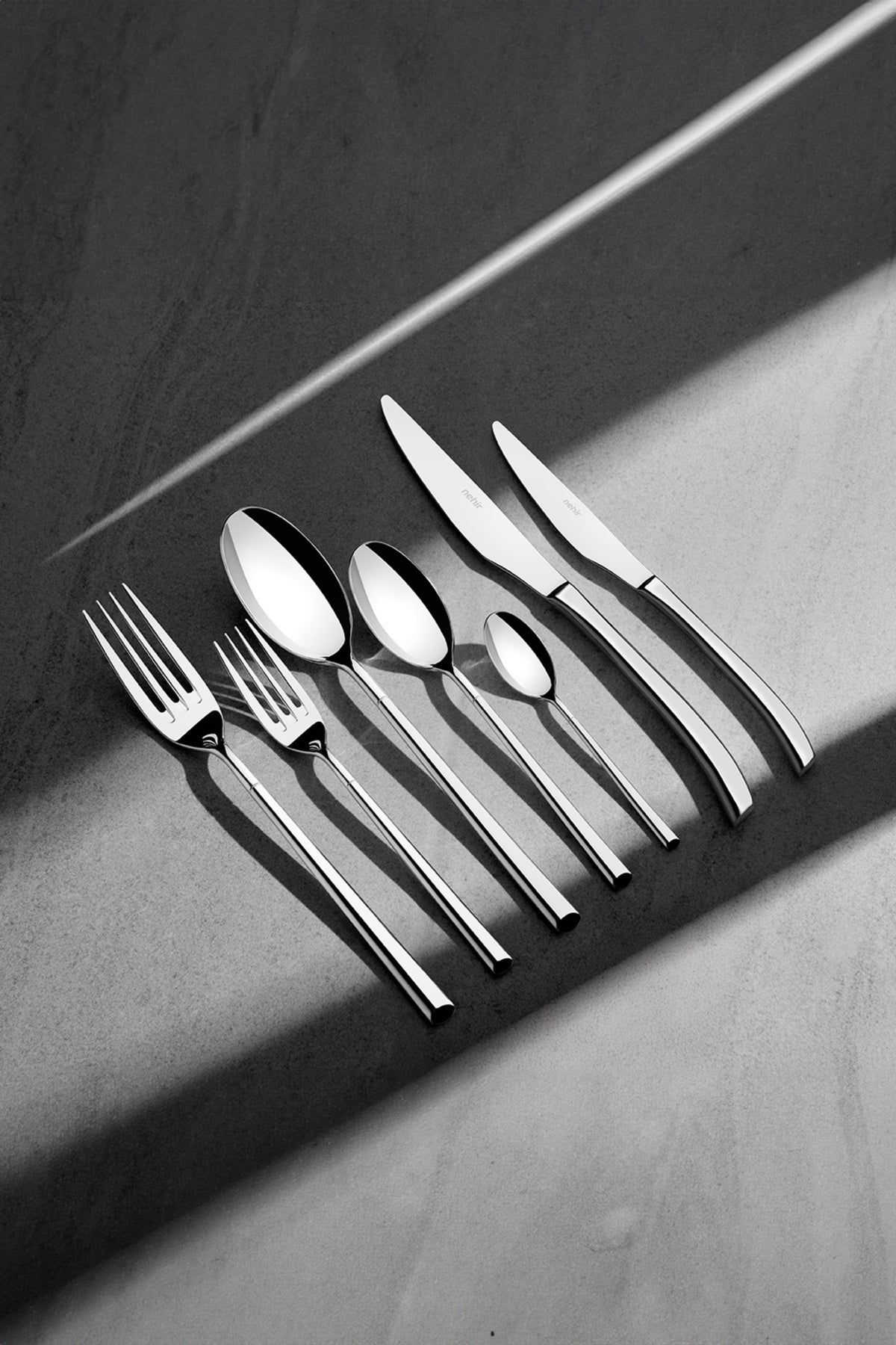 Elegance Sade 12 Kişilik 84 Parça Kutulu Çatal Kaşık Bıçak Takımı