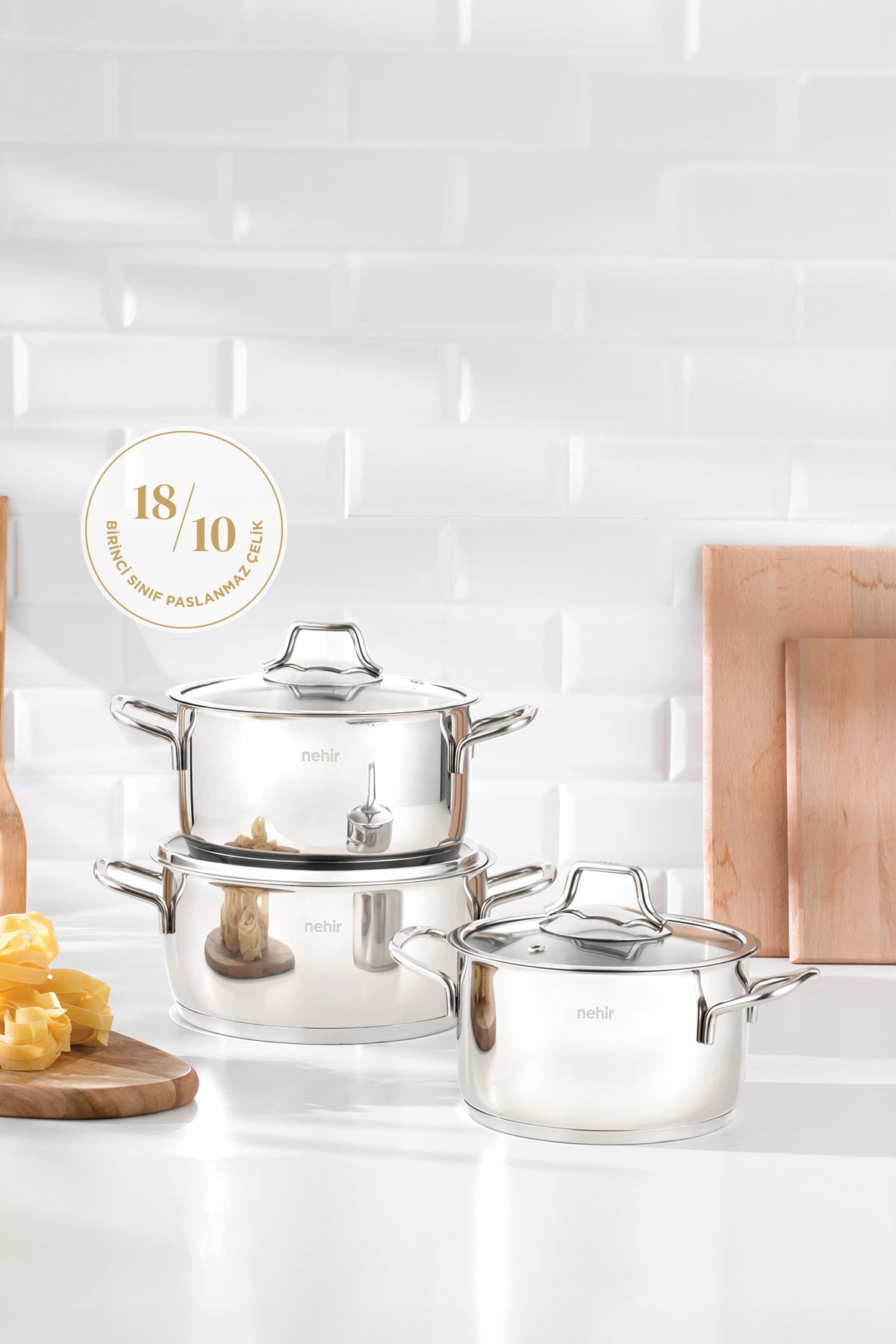 Elite 14 Parça Paslanmaz Çelik Çeyiz Seti