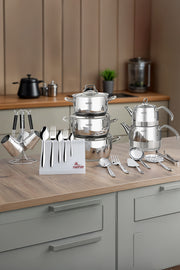 Essential 80 Parça Paslanmaz Çelik Çeyiz Seti