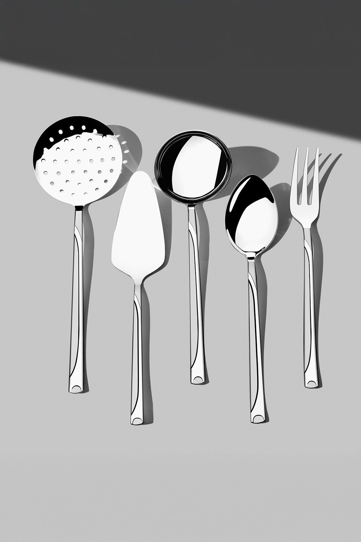 Fiesta Saten 5 Parça Paslanmaz Çelik Servis Takımı