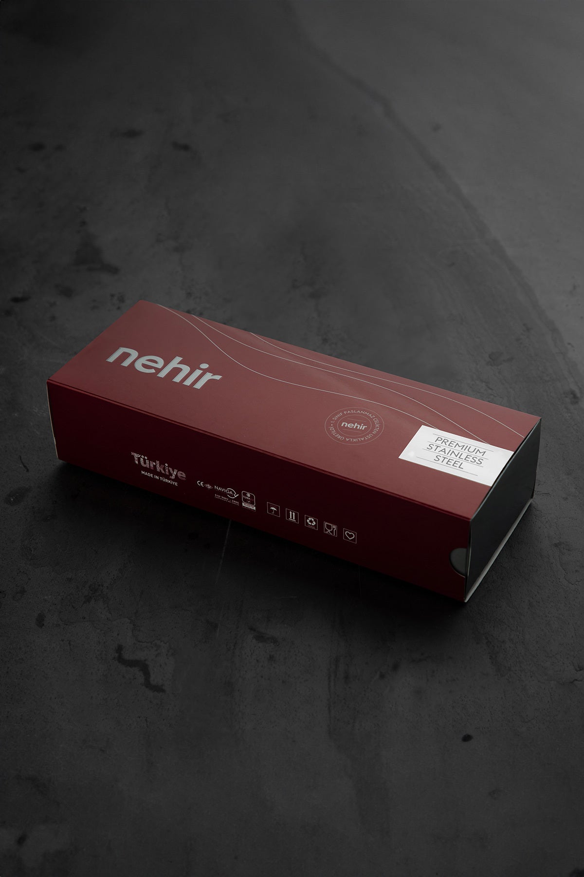 Fulya Altın Sade 5 Parça Paslanmaz Çelik Servis Takımı