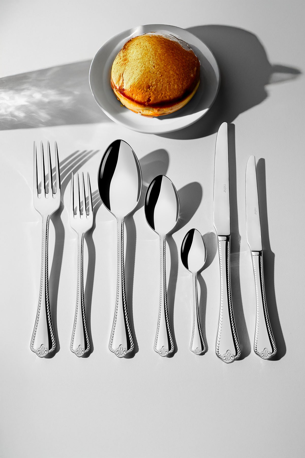 Fulya Sade 12 Kişilik 84 Parça Kutulu Çatal Kaşık Bıçak Takımı