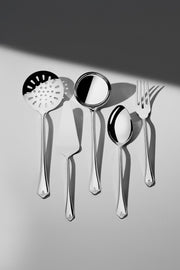 Fulya Sade 5 Parça Paslanmaz Çelik Servis Takımı