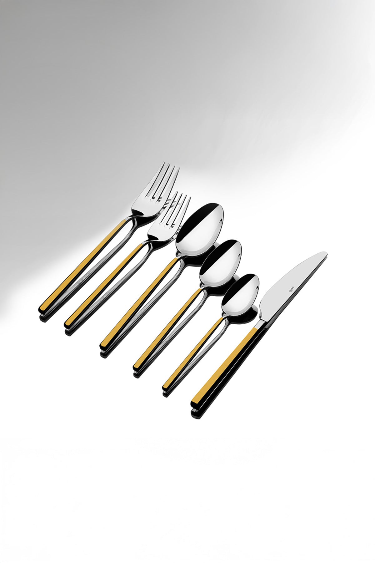 Gloria Altın Saten 12 Kişilik 72 Parça Kutulu Çatal Kaşık Bıçak Takımı