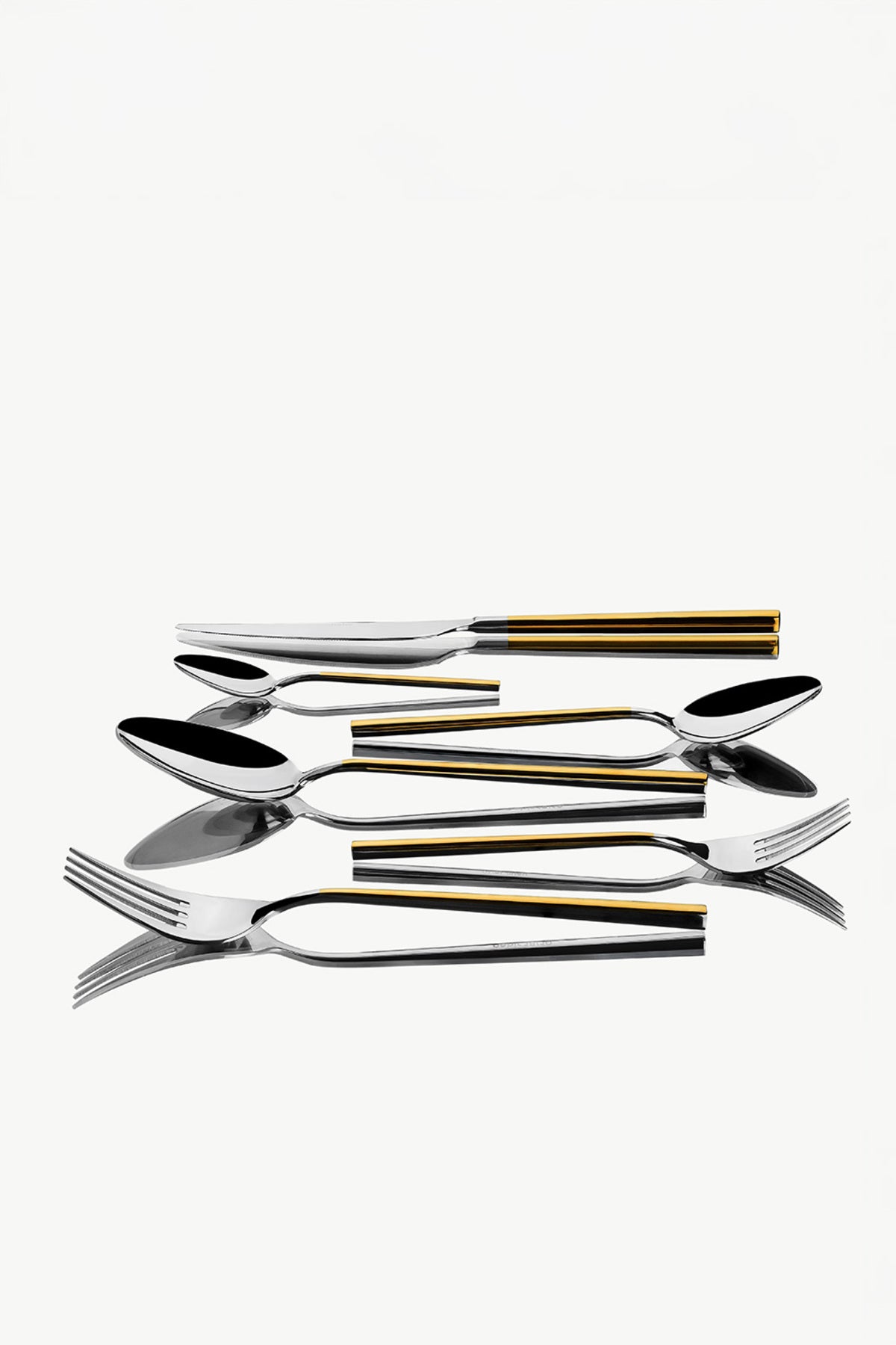 Gloria Altın Saten 12 Kişilik 72 Parça Kutulu Çatal Kaşık Bıçak Takımı