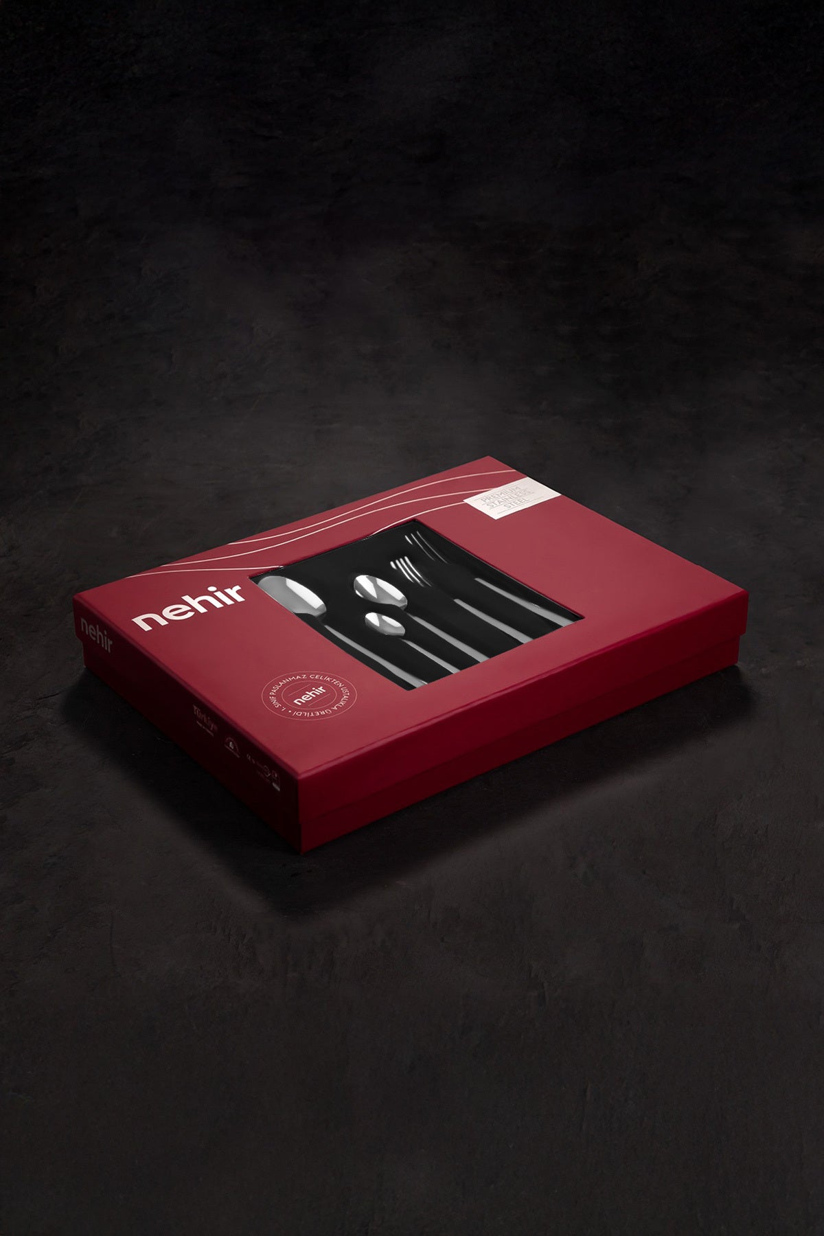 Gloria Altın Saten 12 Kişilik 72 Parça Kutulu Çatal Kaşık Bıçak Takımı