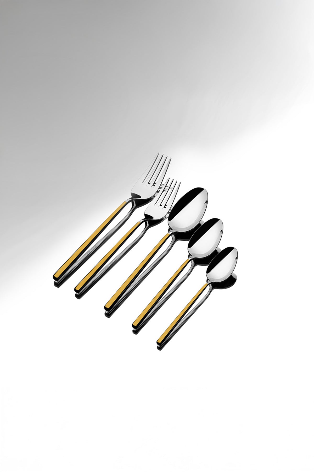 Gloria Altın Saten 6 Kişilik 36 Parça Kutulu Çatal Kaşık Bıçak Takımı