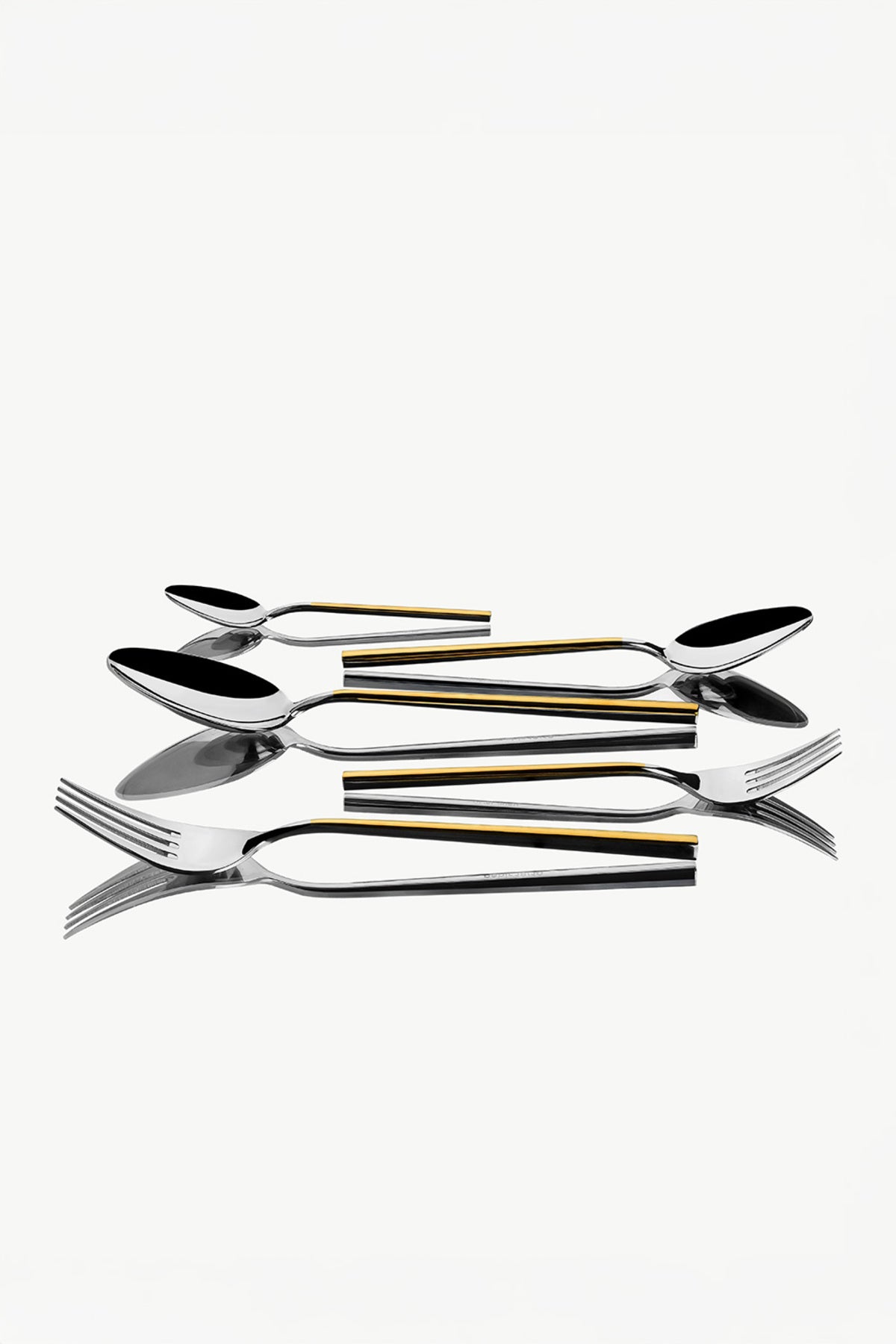 Gloria Altın Saten 6 Kişilik 36 Parça Kutulu Çatal Kaşık Bıçak Takımı