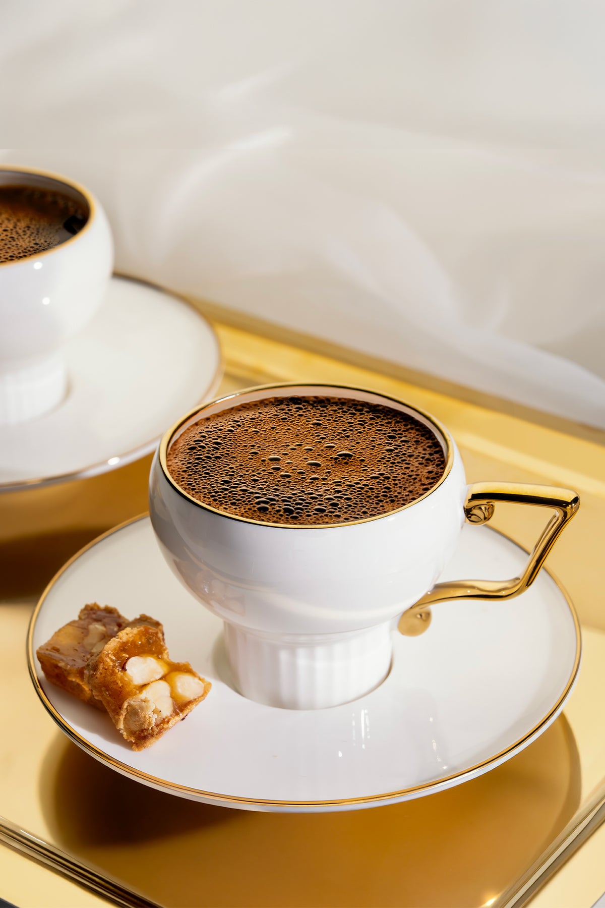 Kelsey 6 Kişilik 12 Parça Porselen Kahve Fincan Takımı