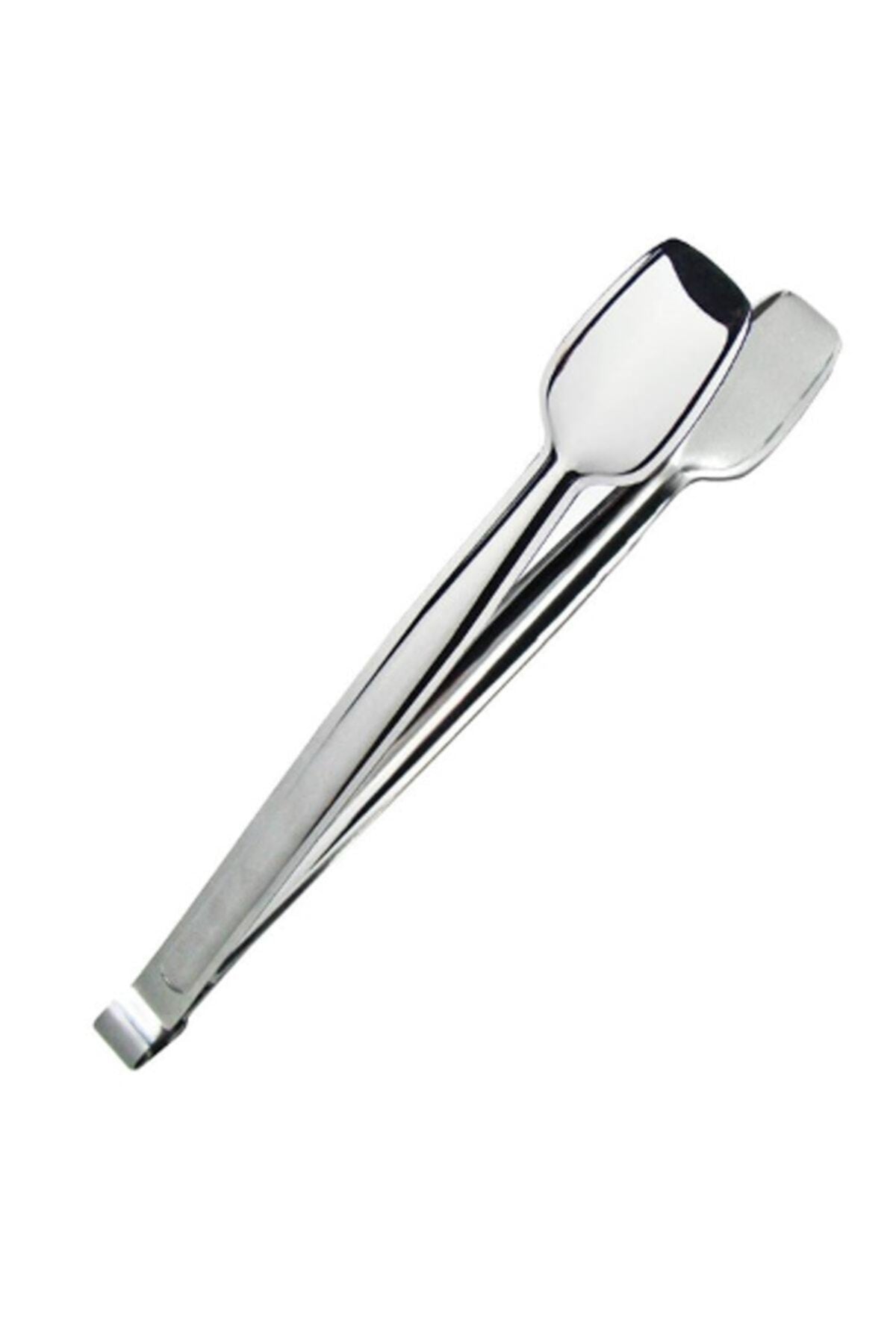 Kısa Paslanmaz Çelik Izgara Maşası (28 Cm)