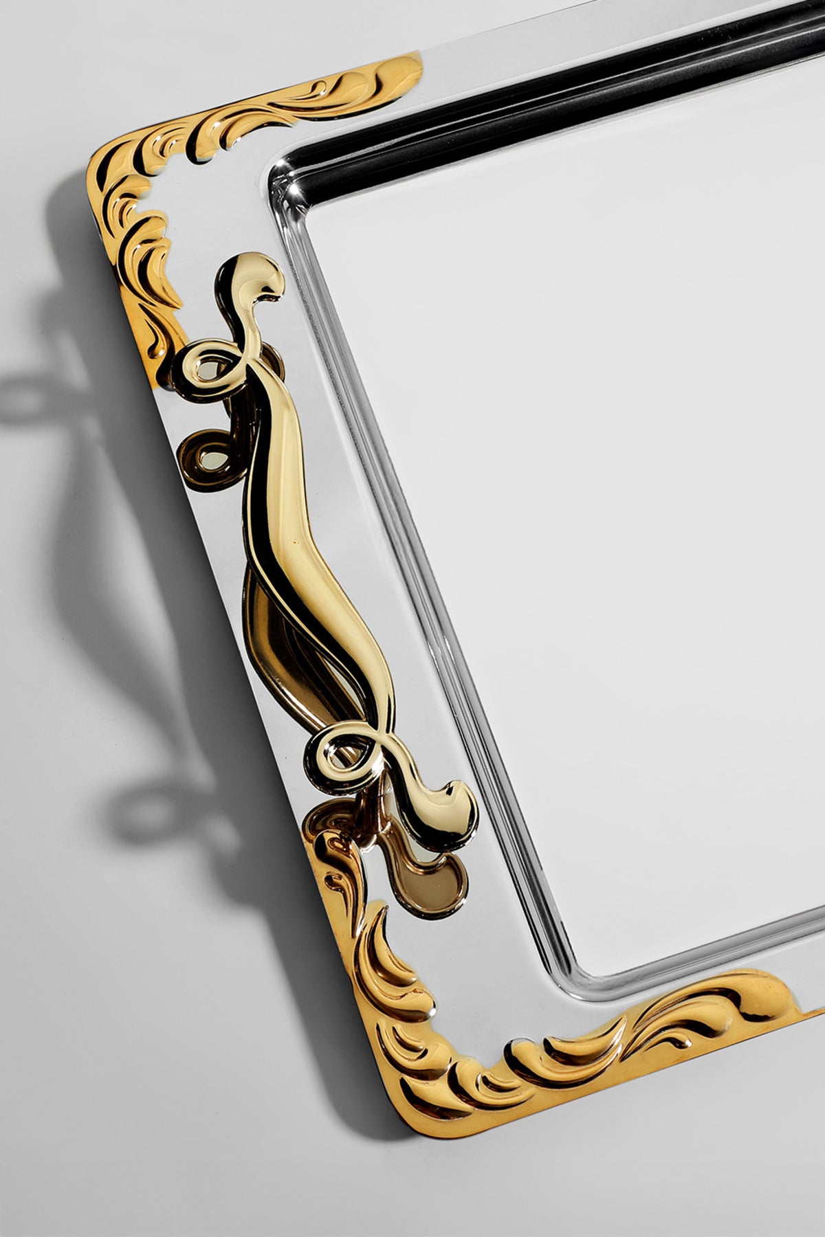 Lalezar Gold Coffee Tray