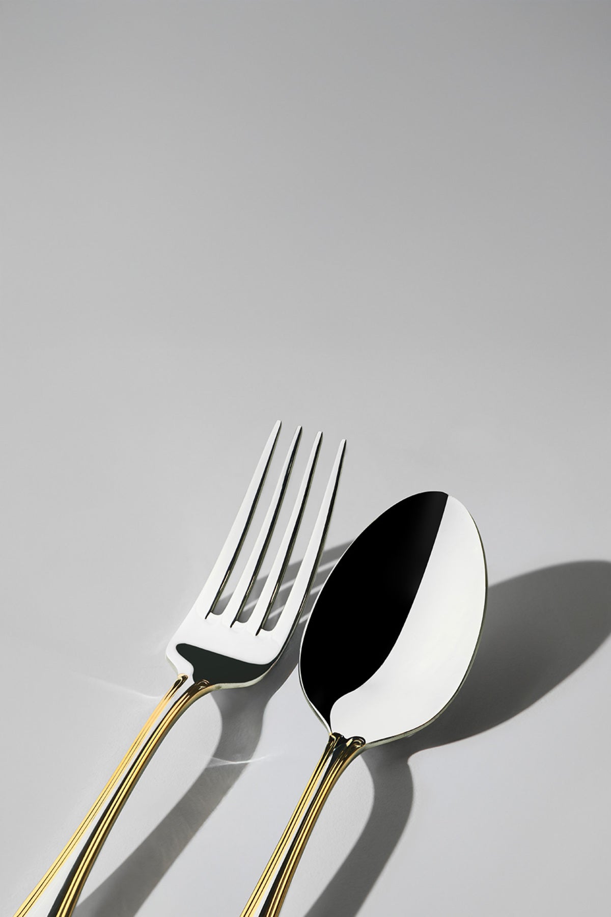 Lalezar Altın Sade 12 Kişilik 60 Parça Kutulu Çatal Kaşık Takımı