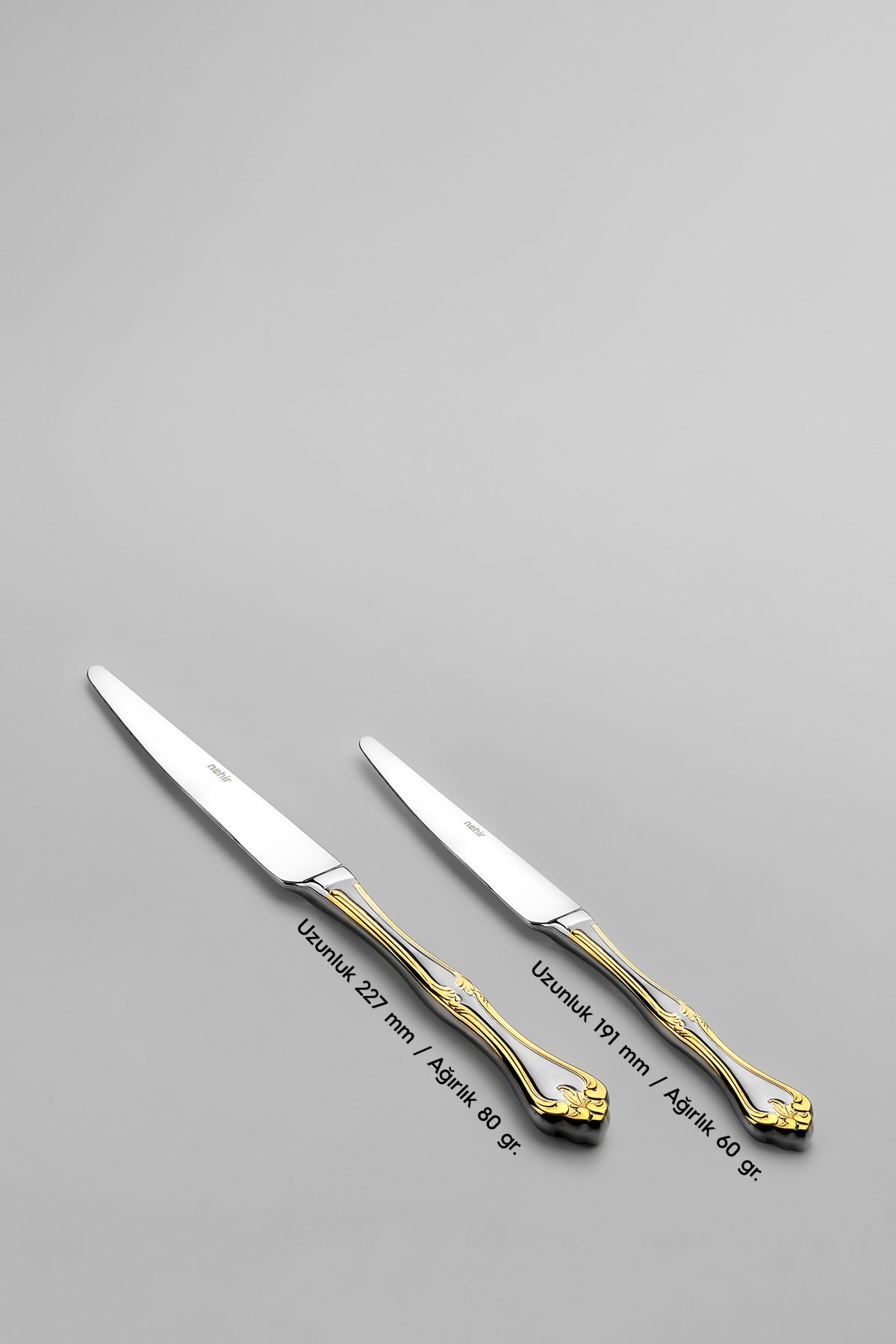 Lalezar Altın Saten 12 Kişilik 89 Parça Deri Kutulu Çatal Kaşık Bıçak Takımı