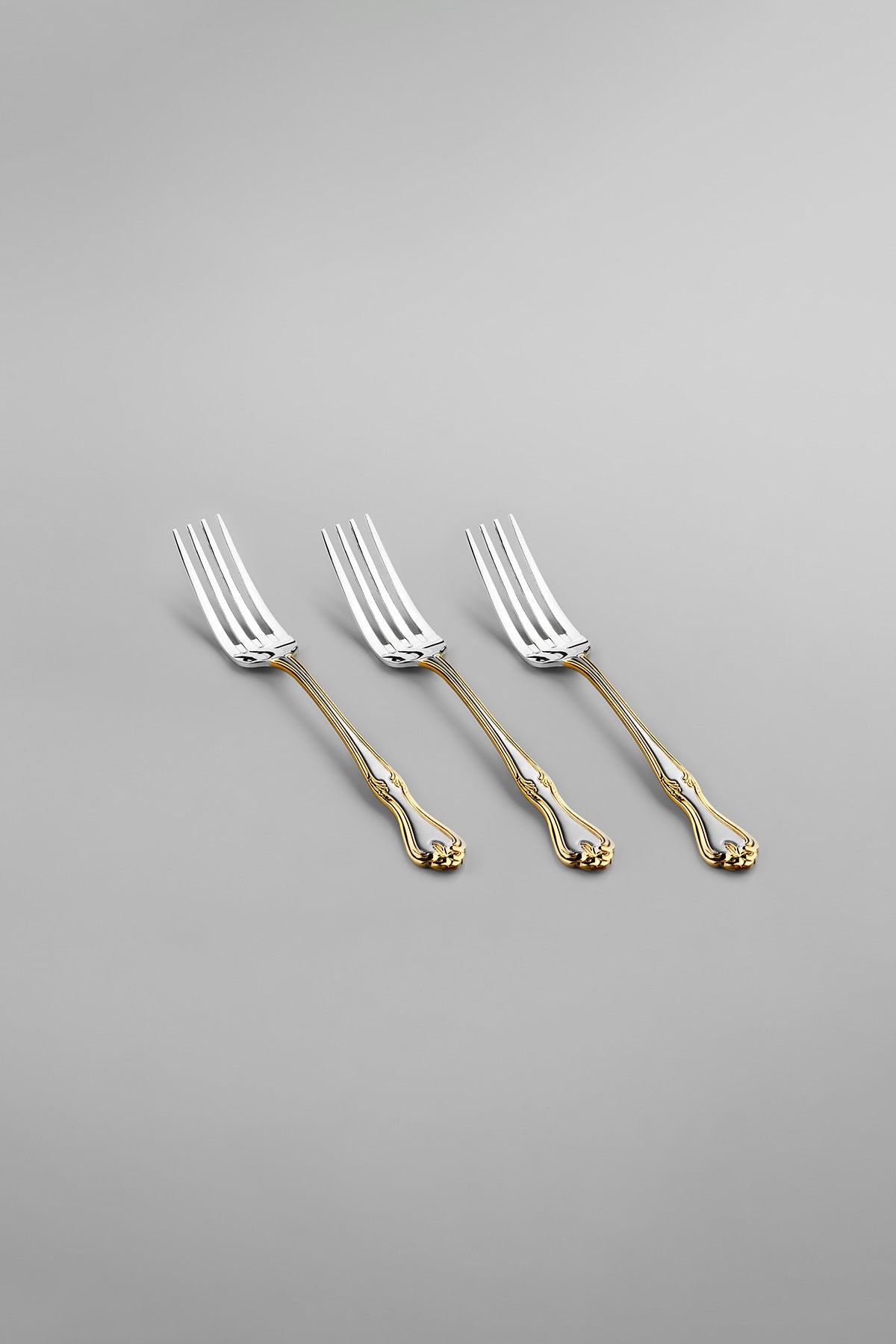 Lalezar Altın Saten 6 Kişilik 36 Parça Kutulu Çatal Kaşık Bıçak Takımı