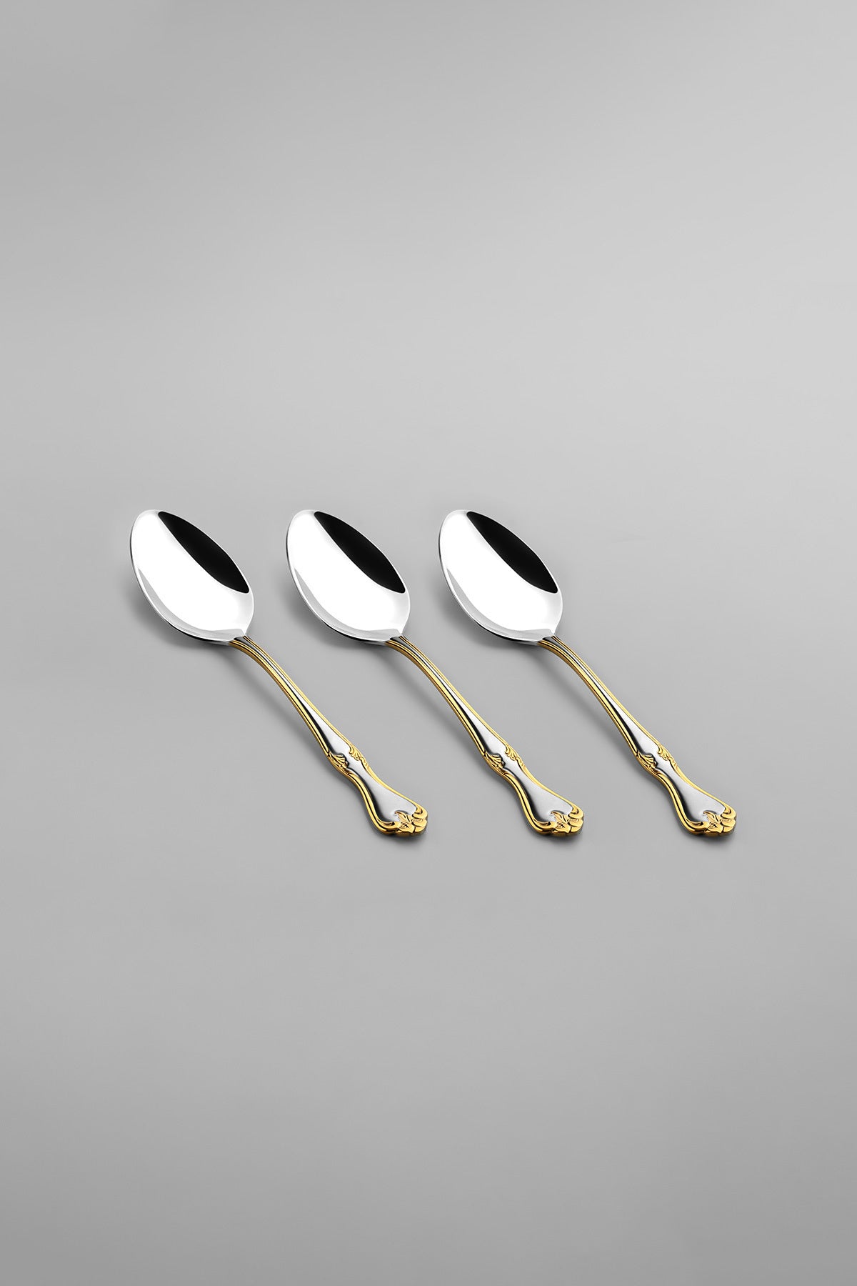 Lalezar Altın Saten 6 Kişilik 36 Parça Kutulu Çatal Kaşık Bıçak Takımı