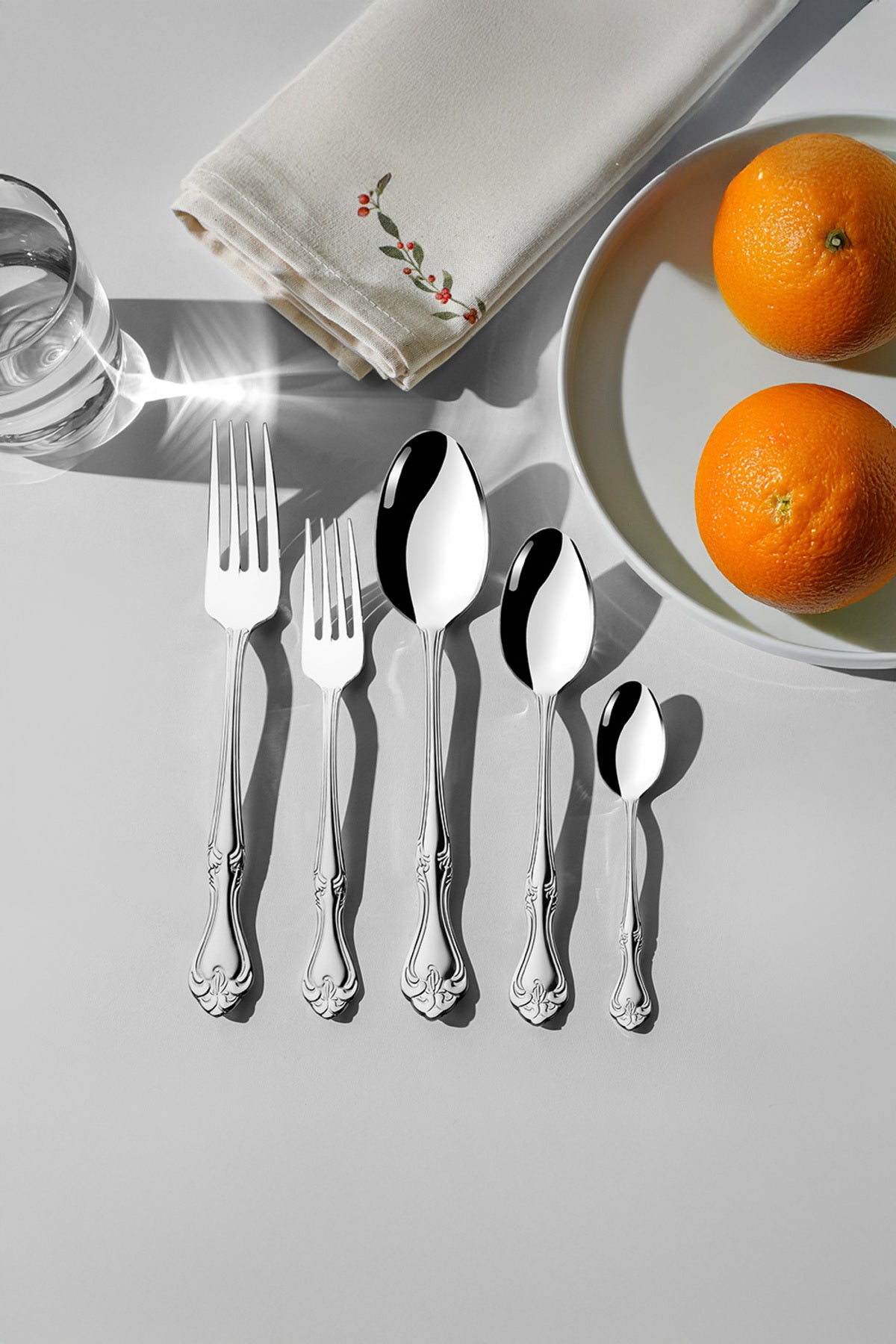 Lalezar Saten 12 Kişilik 60 Parça Kutulu Çatal Kaşık Takımı