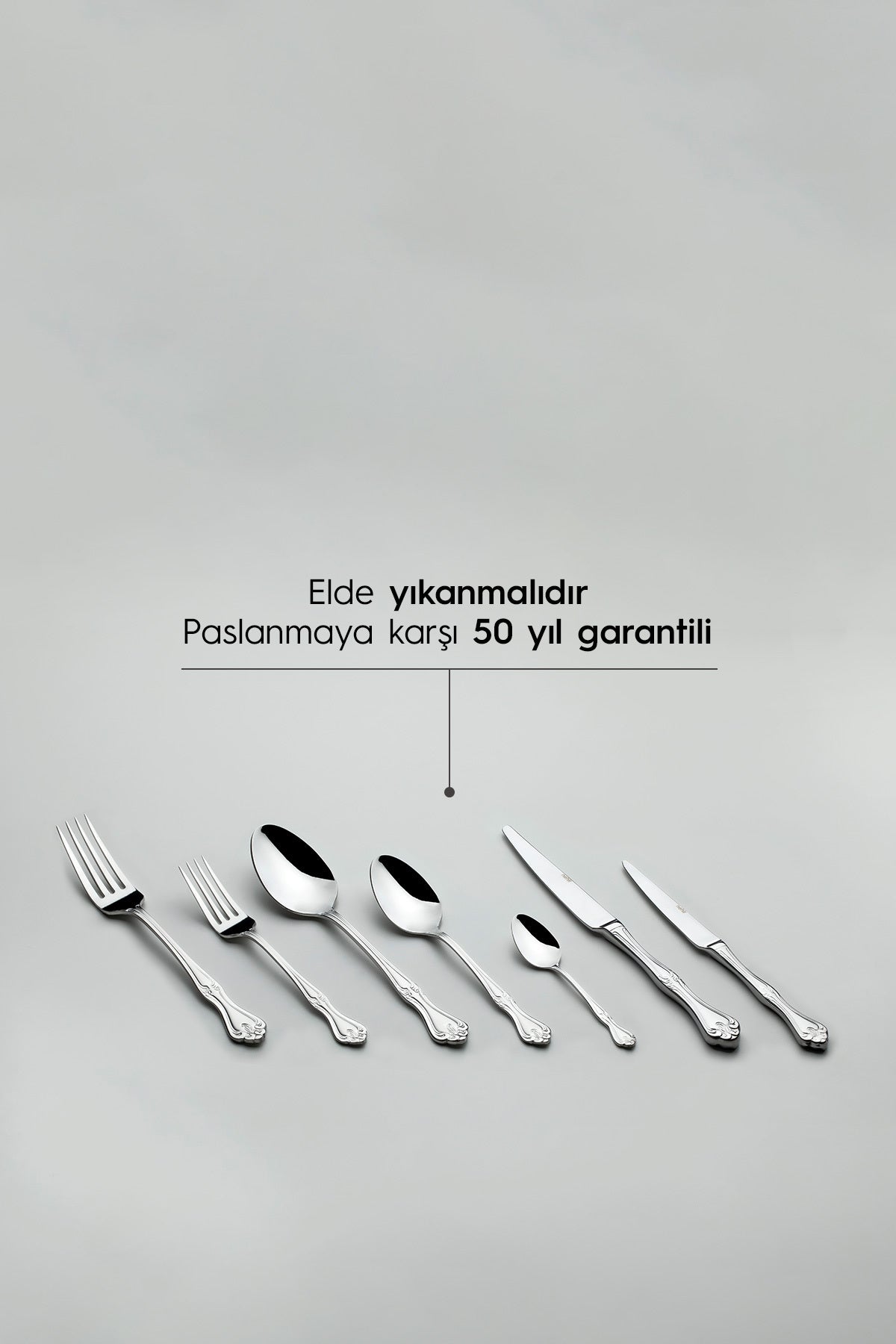 Lalezar Saten 12 Kişilik 84 Parça Deri Kutulu Çatal Kaşık Bıçak Takımı