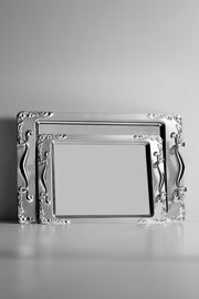 Lalezar Saten Set of 2 Steel Trays