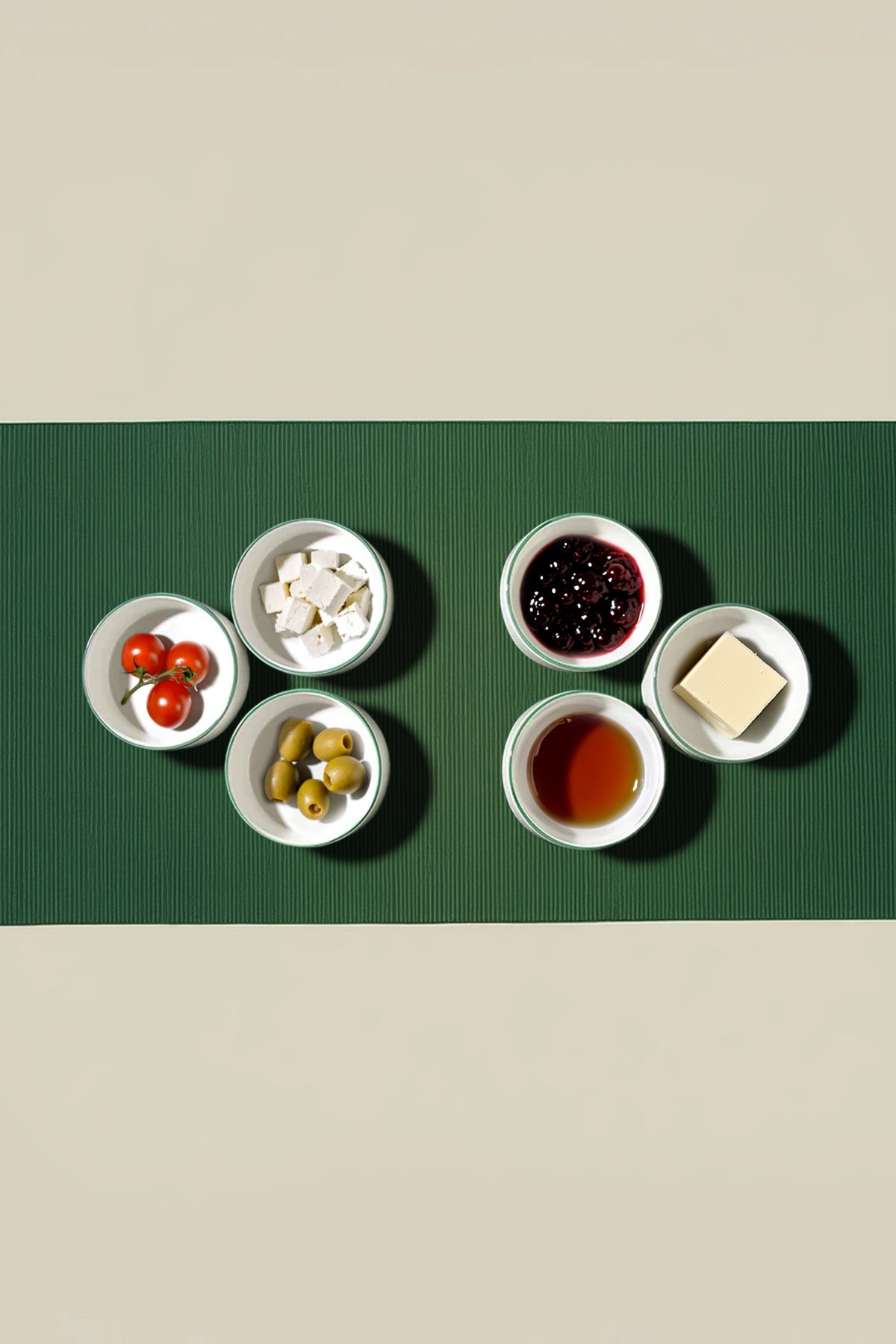 Leafy Garden 6 Parça Seramik Kase Seti